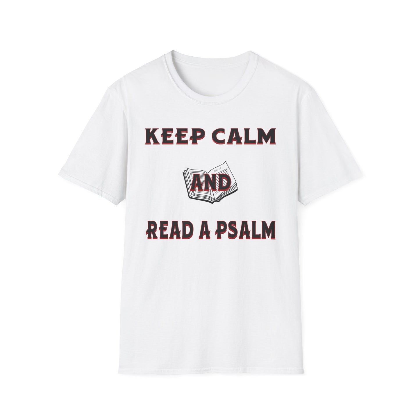 Keep Calm (Red ink) Adult Unisex T-Shirt
