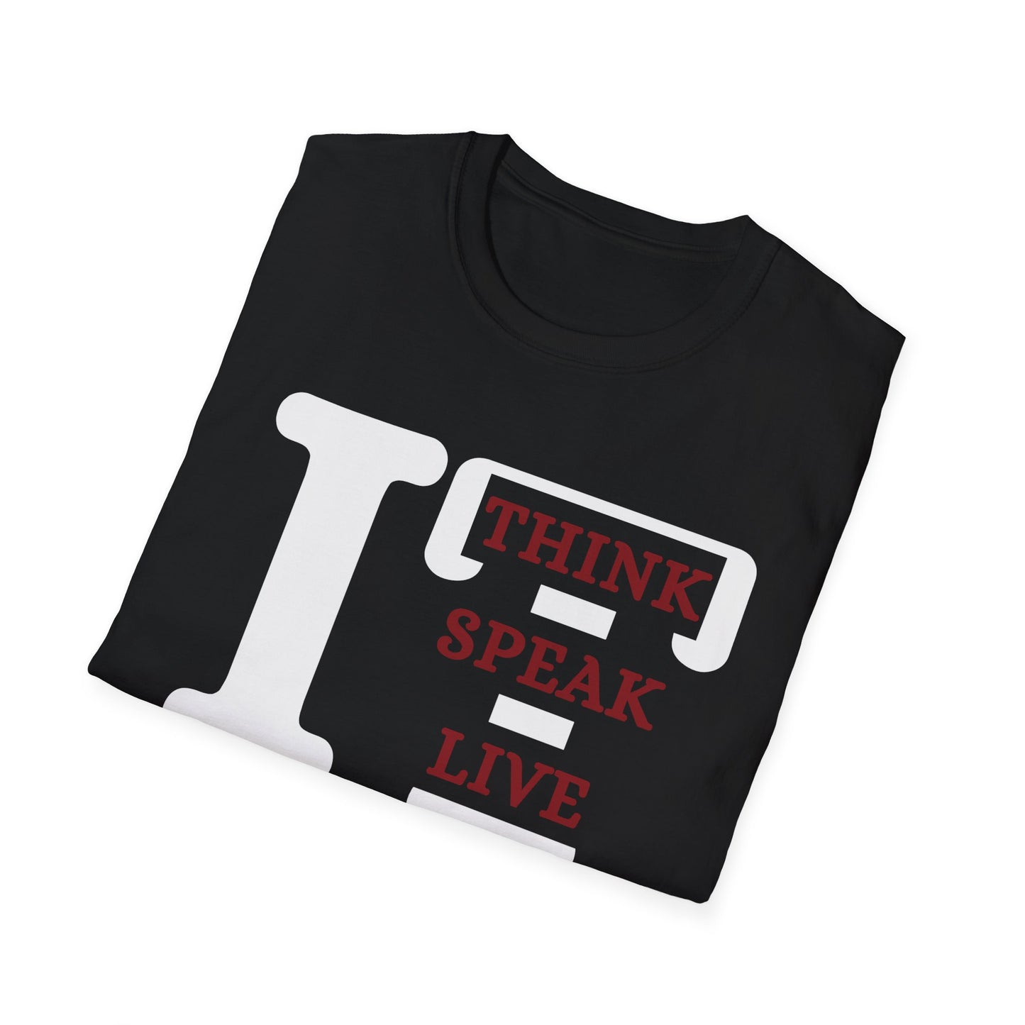 Think it, Speak it, Live it (Red) Adult Unisex T-Shirt