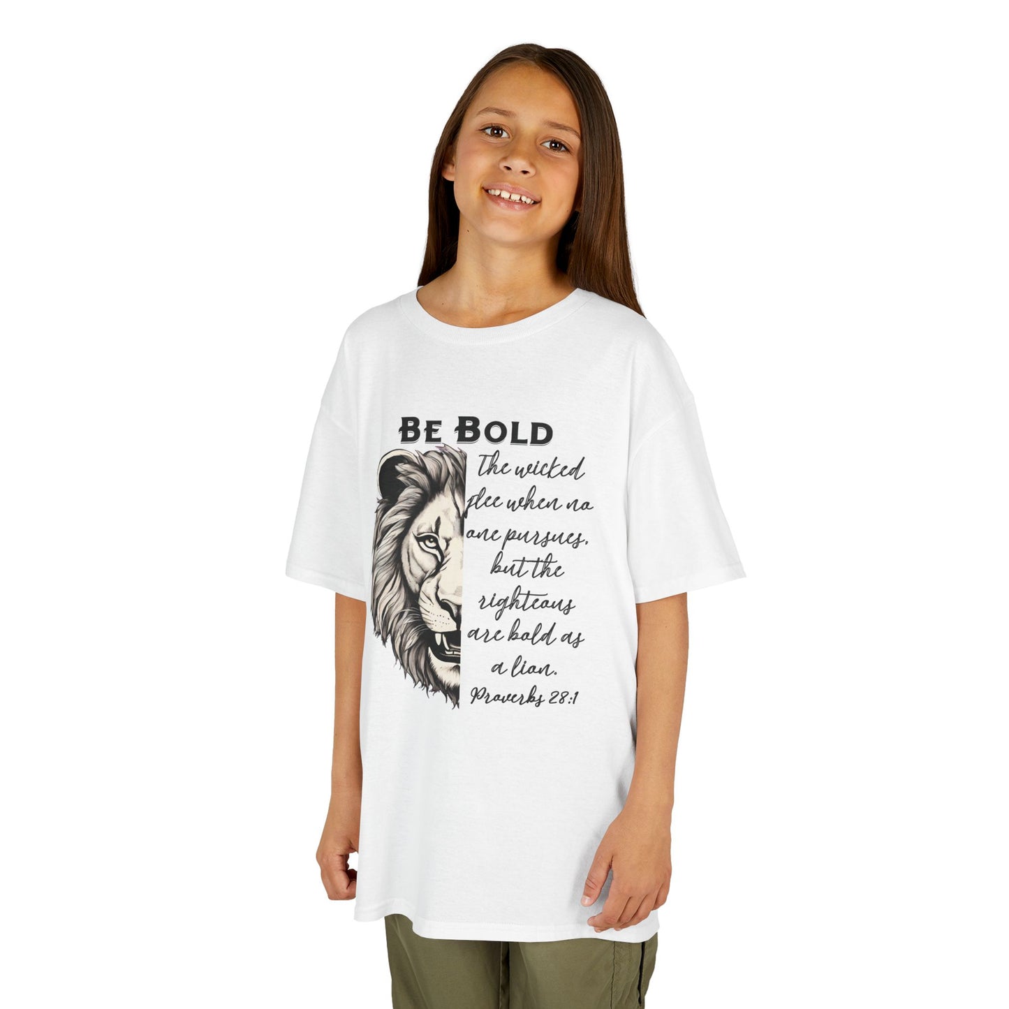 Be Bold Lion - Kids Heavy Cotton