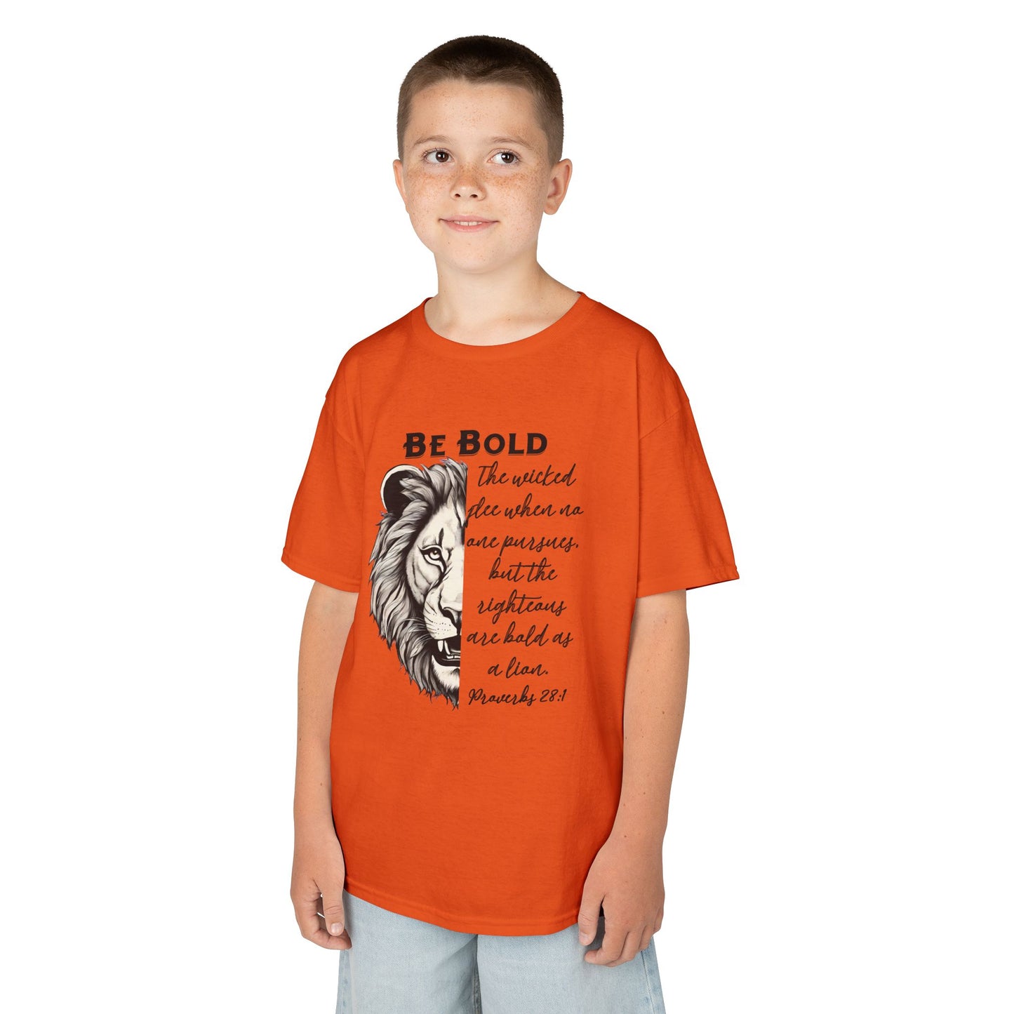 Be Bold Lion - Kids Heavy Cotton