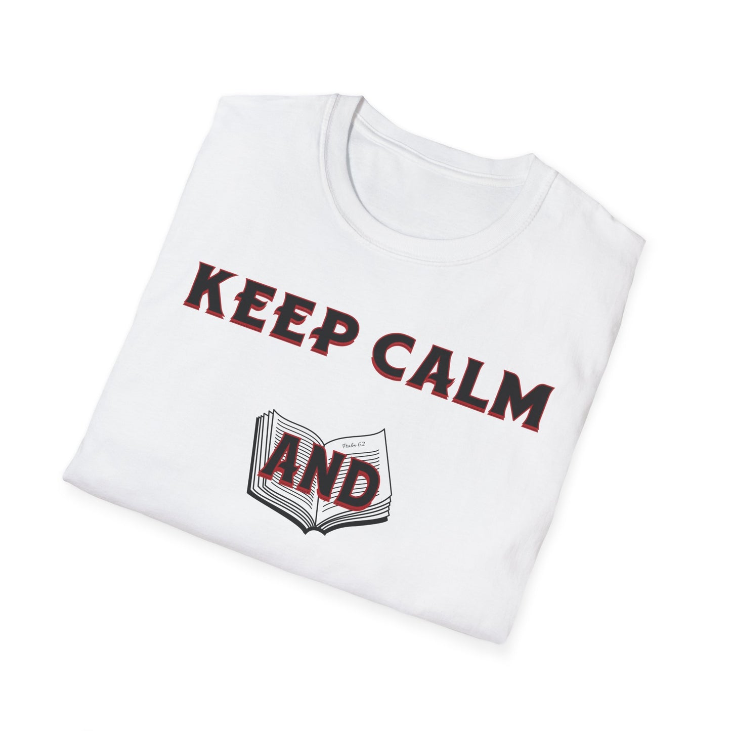 Keep Calm (Red ink) Adult Unisex T-Shirt