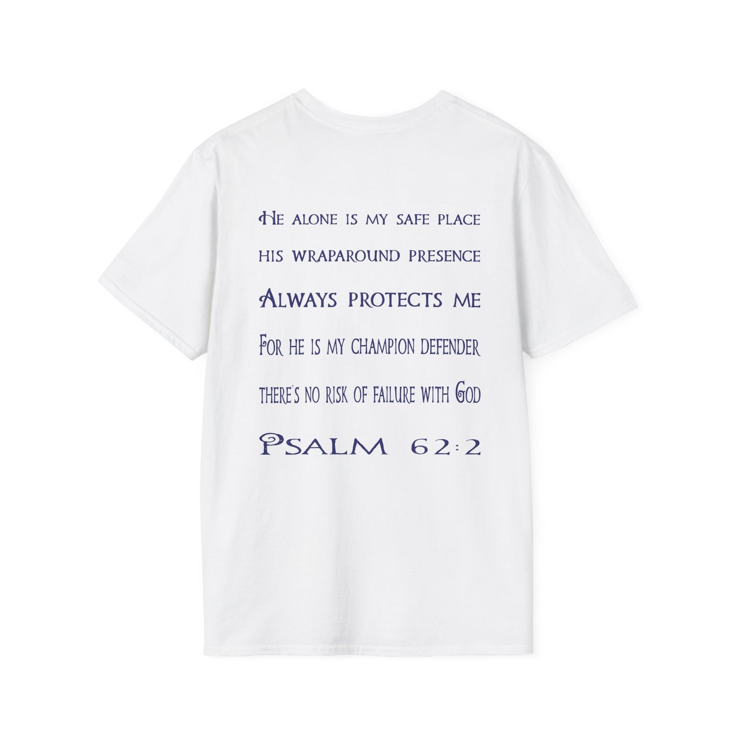 Keep Calm (Blue ink) Adult Unisex T-Shirt