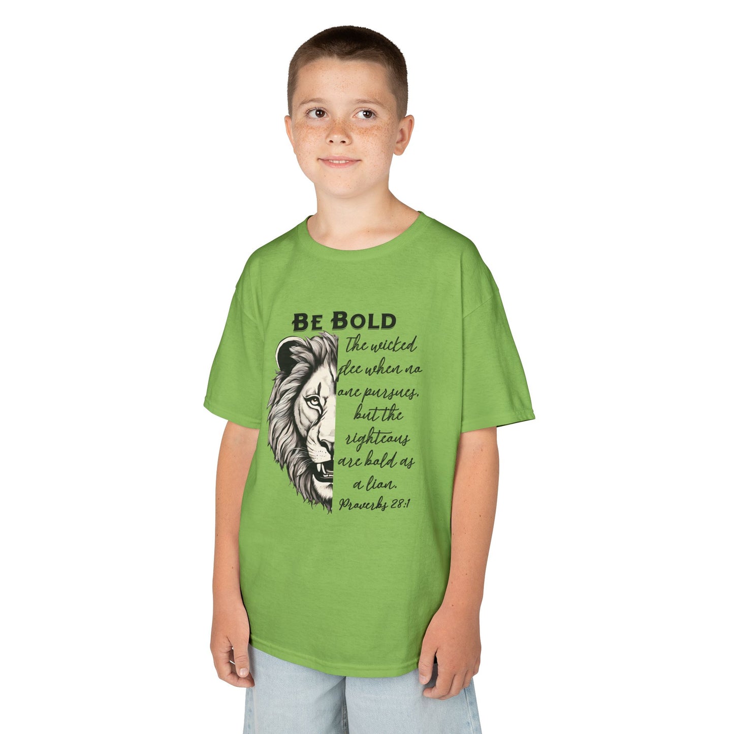 Be Bold Lion - Kids Heavy Cotton