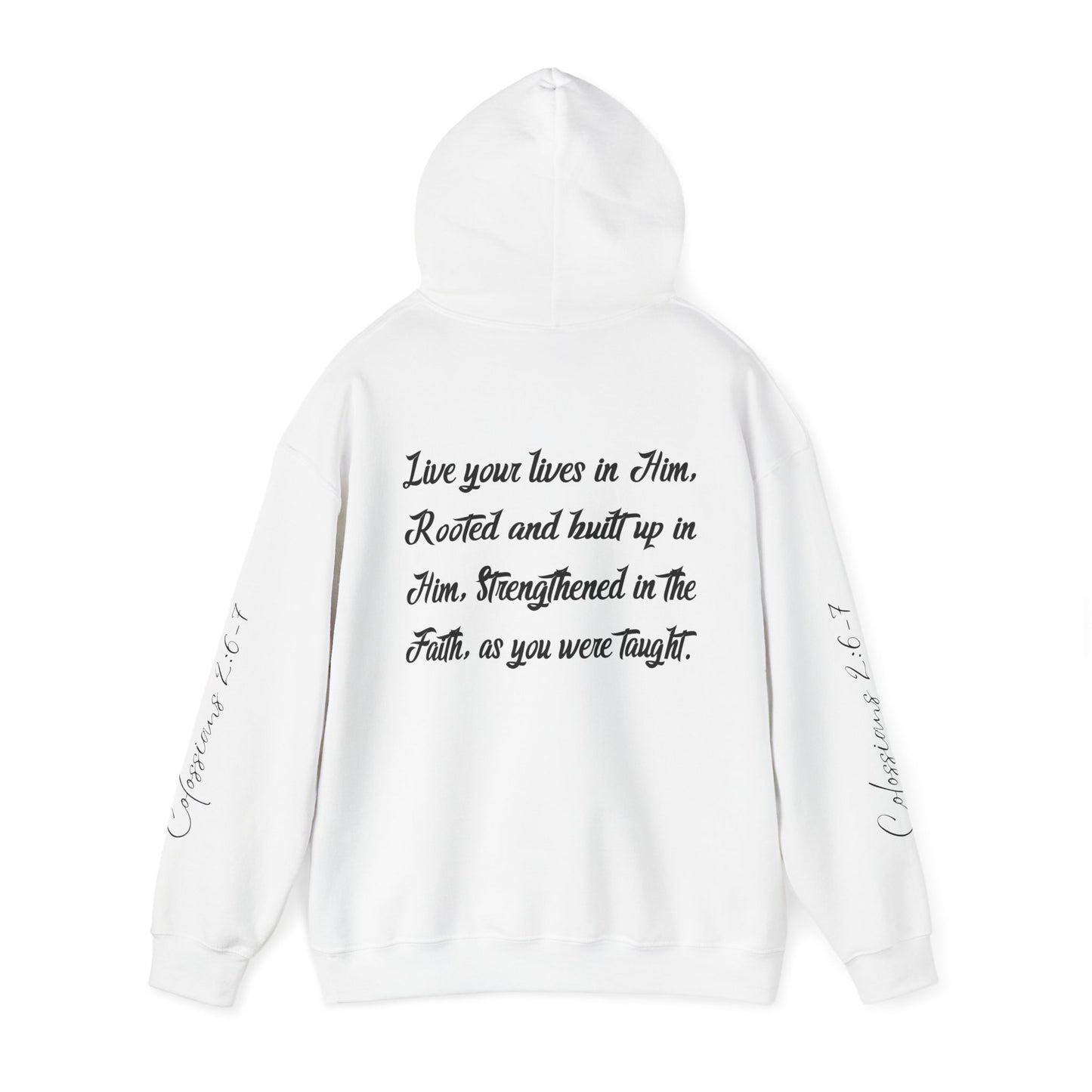 Rooted in Christ - Adult Unisex Hooded Sweatshirt