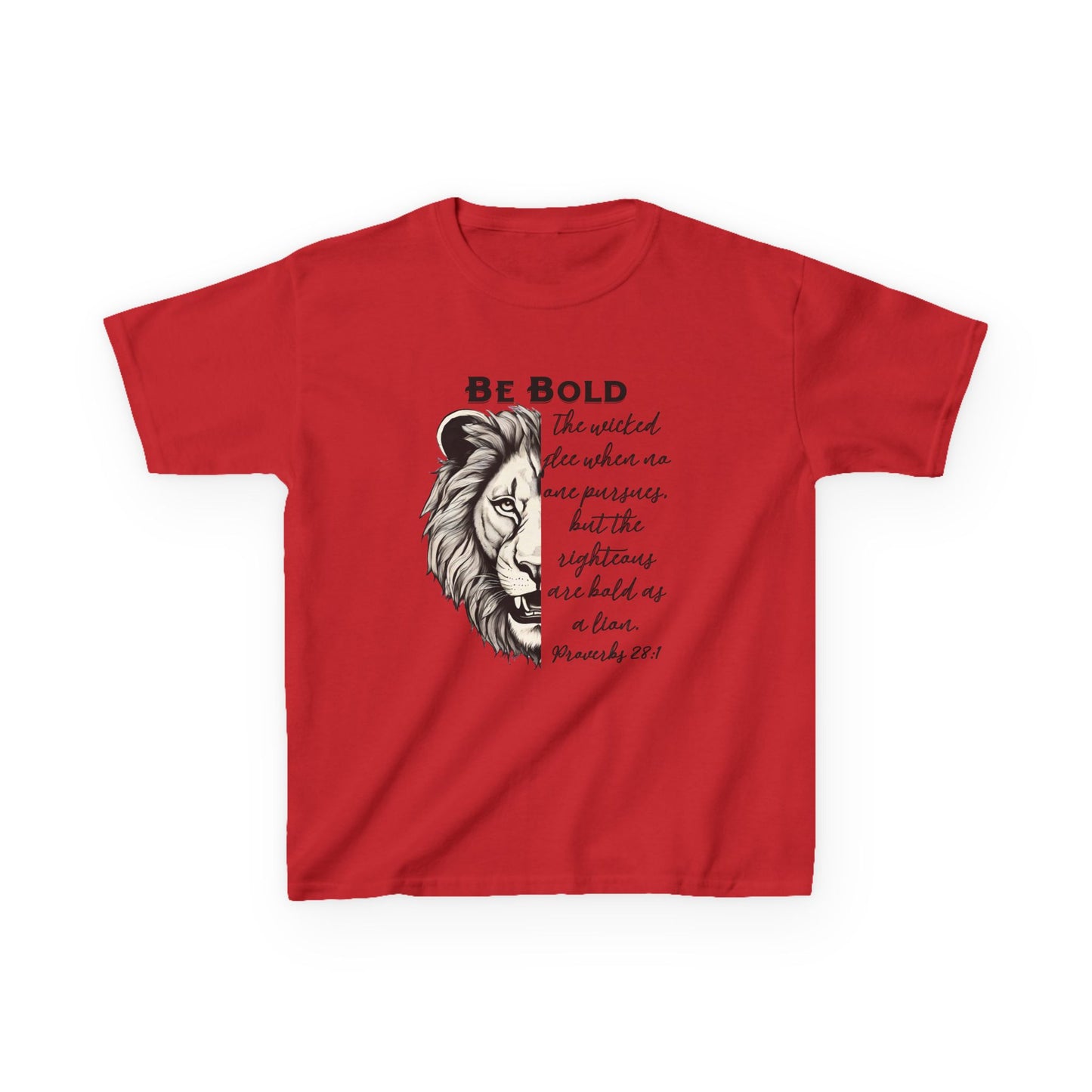 Be Bold Lion - Kids Heavy Cotton
