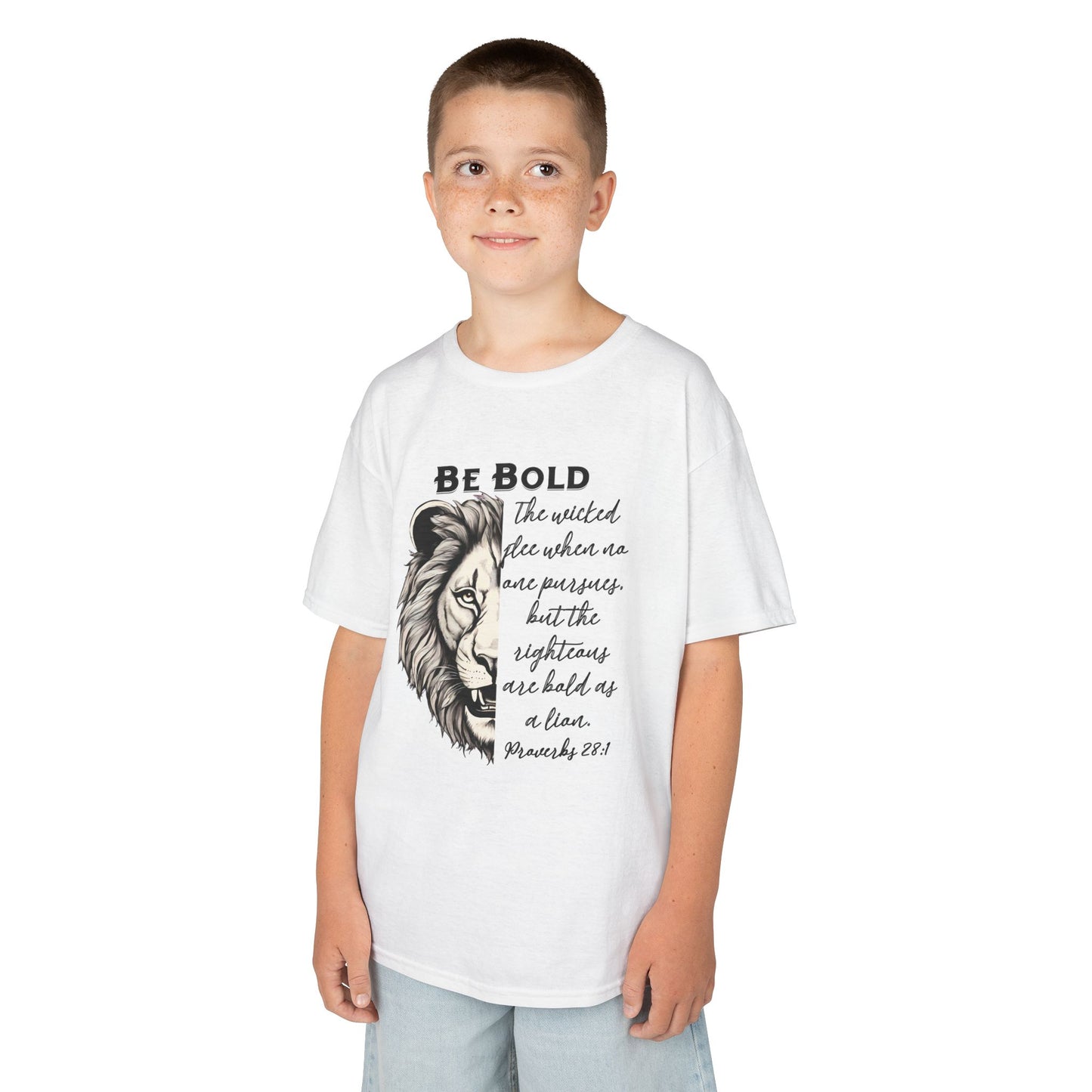 Be Bold Lion - Kids Heavy Cotton