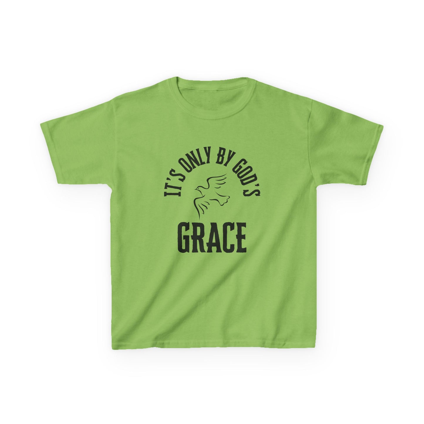 By God's Grace - Kids Heavy Cotton