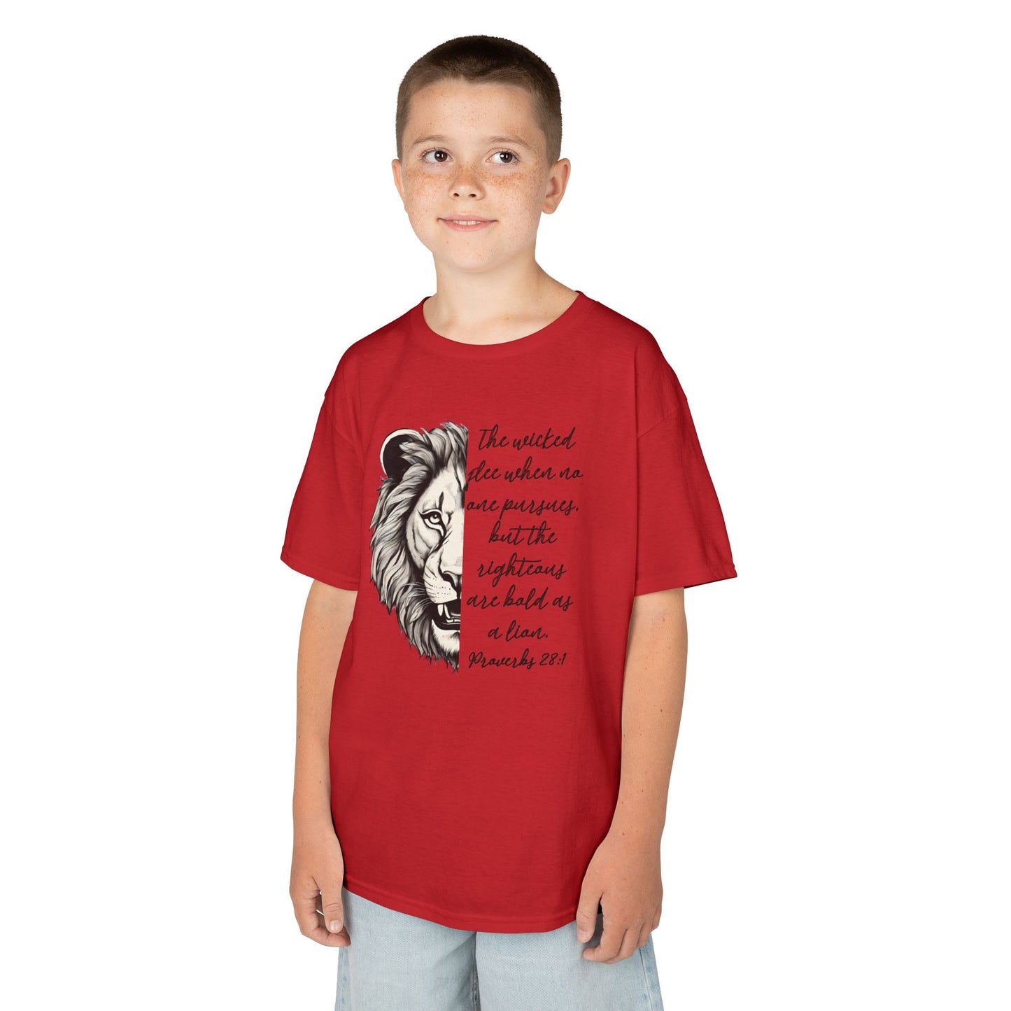 Bold Lion - Kids Heavy Cotton