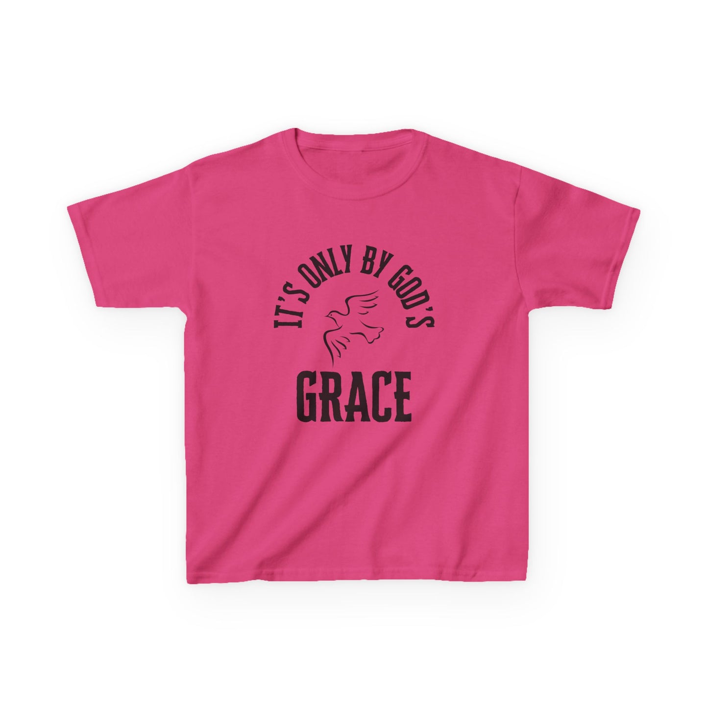 By God's Grace - Kids Heavy Cotton
