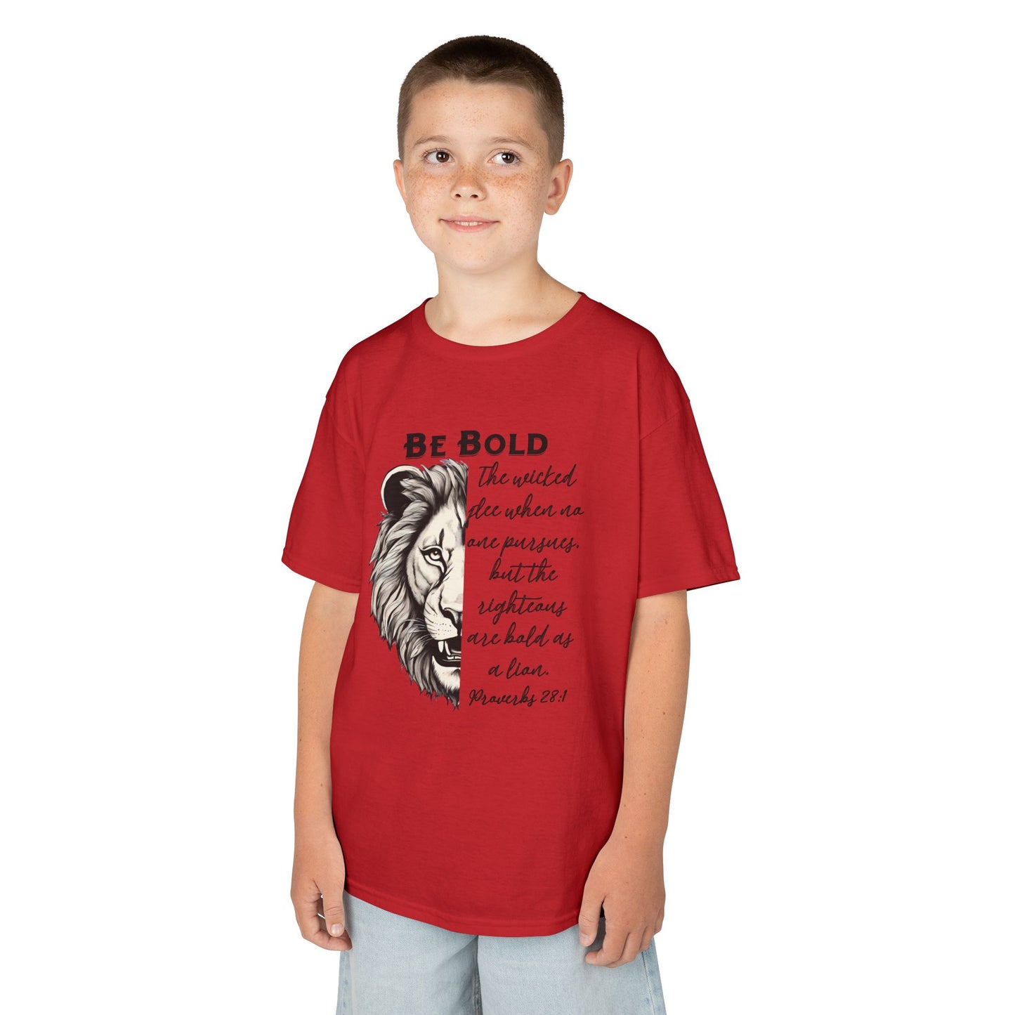 Be Bold Lion - Kids Heavy Cotton
