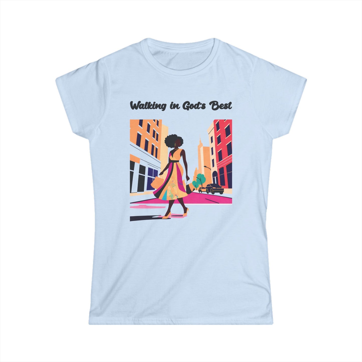 Walking in God's Best - Women's Softstyle Tee