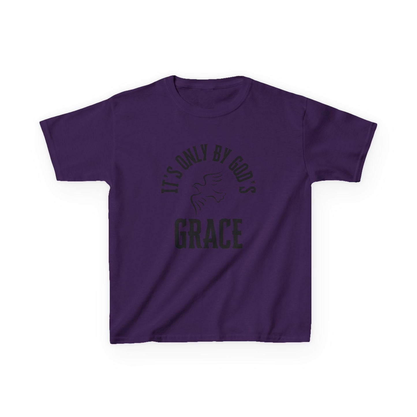 By God's Grace - Kids Heavy Cotton