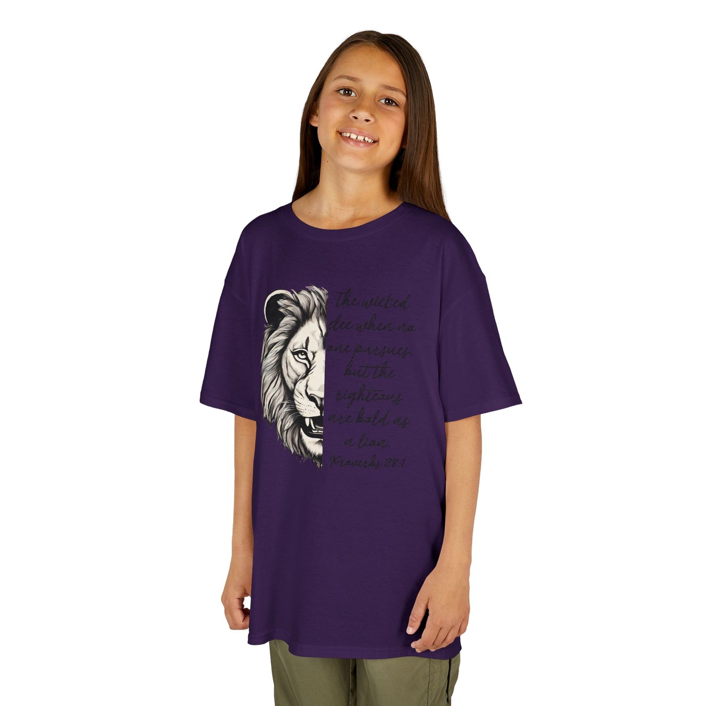 Bold Lion - Kids Heavy Cotton