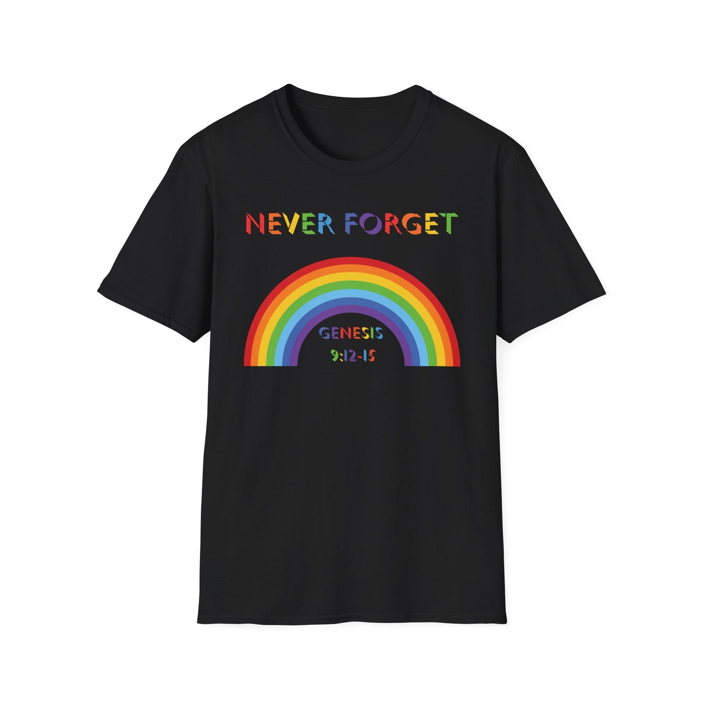 Never Forget Rainbow T-Shirt - Adult Unisex