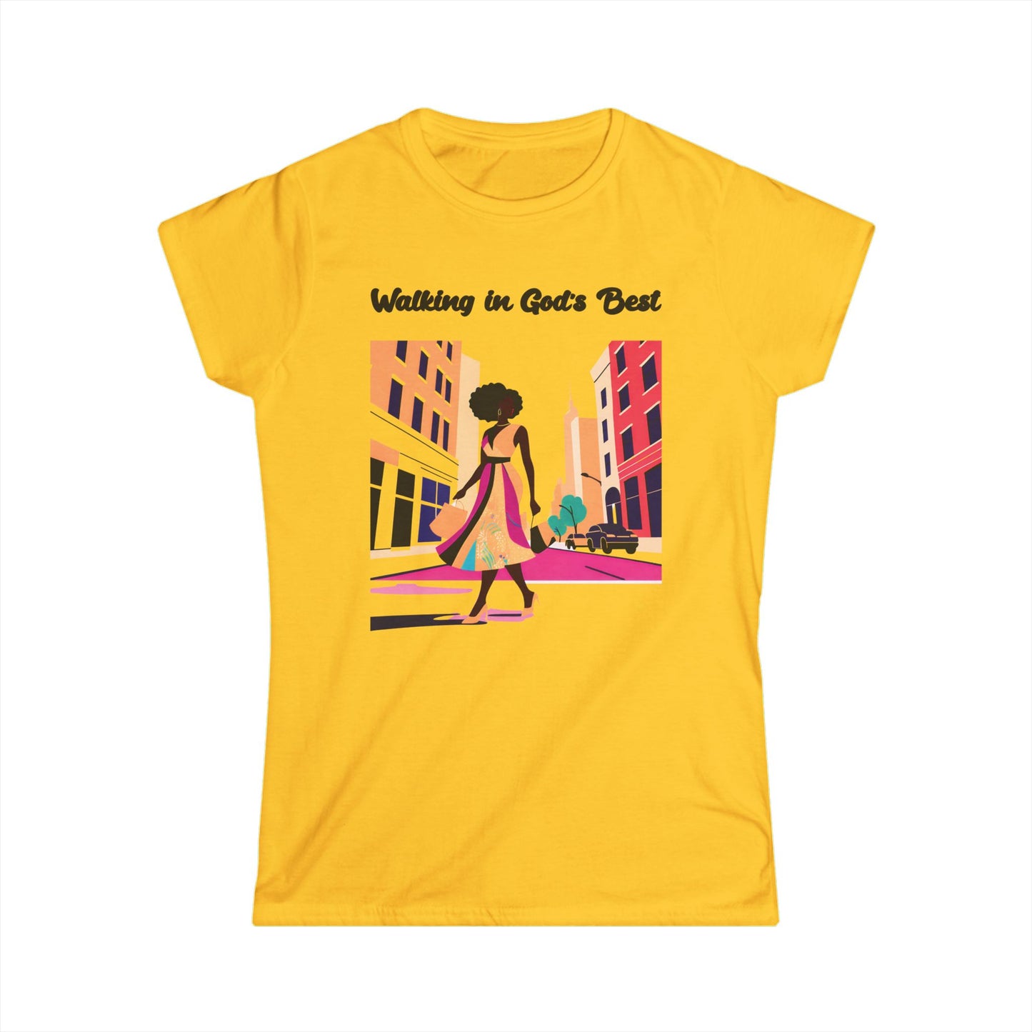 Walking in God's Best - Women's Softstyle Tee