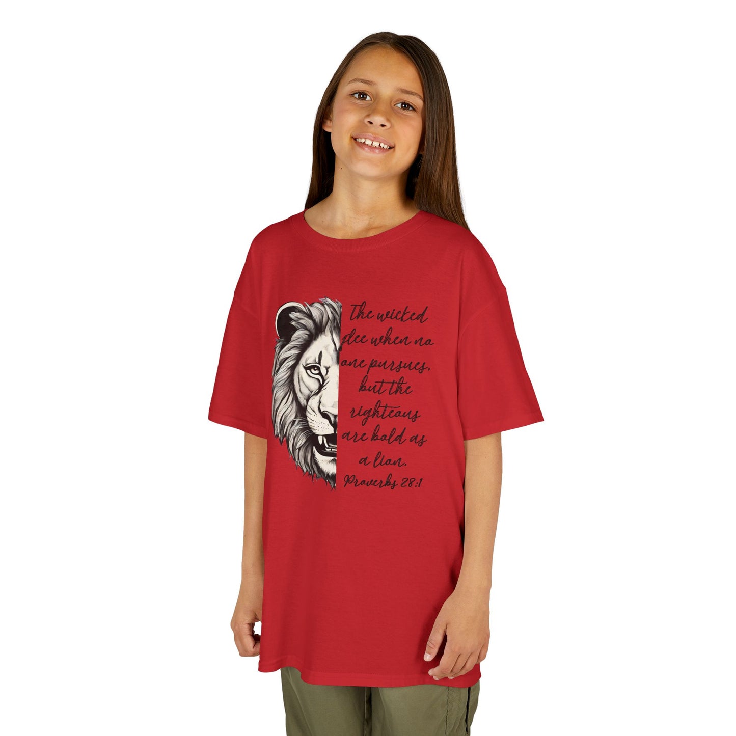 Bold Lion - Kids Heavy Cotton