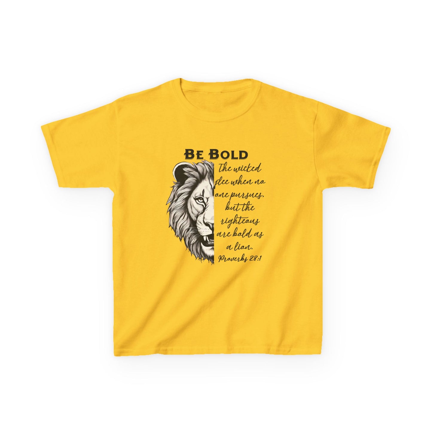 Be Bold Lion - Kids Heavy Cotton