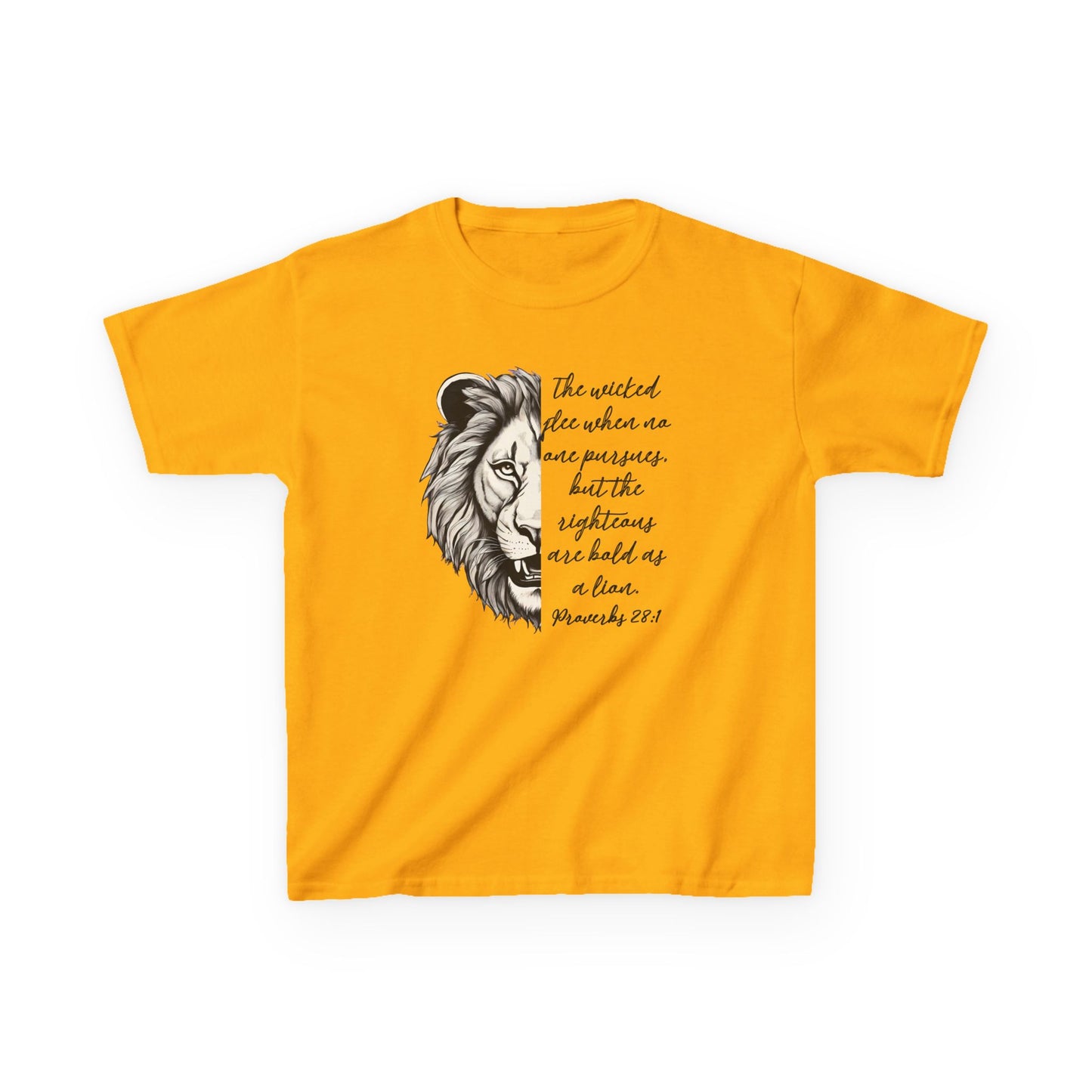 Bold Lion - Kids Heavy Cotton