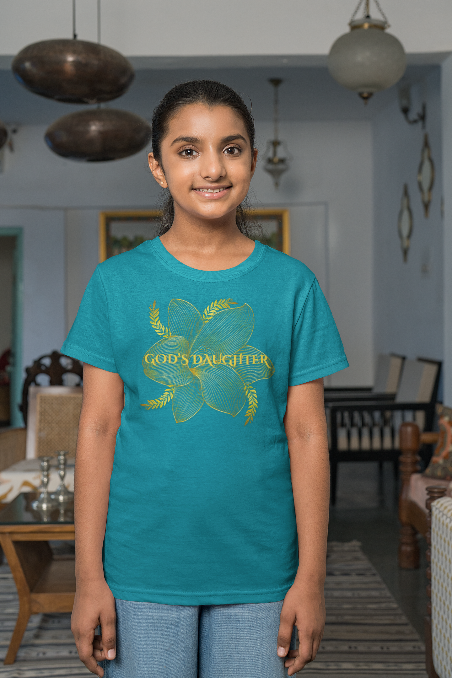 God's Daughter - Kids Heavy Cotton