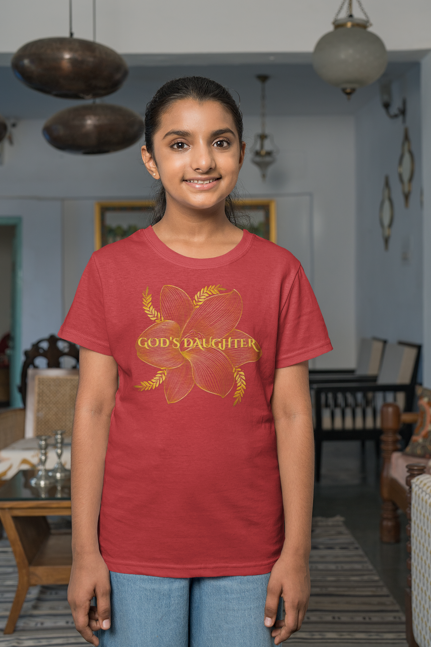 God's Daughter - Kids Heavy Cotton
