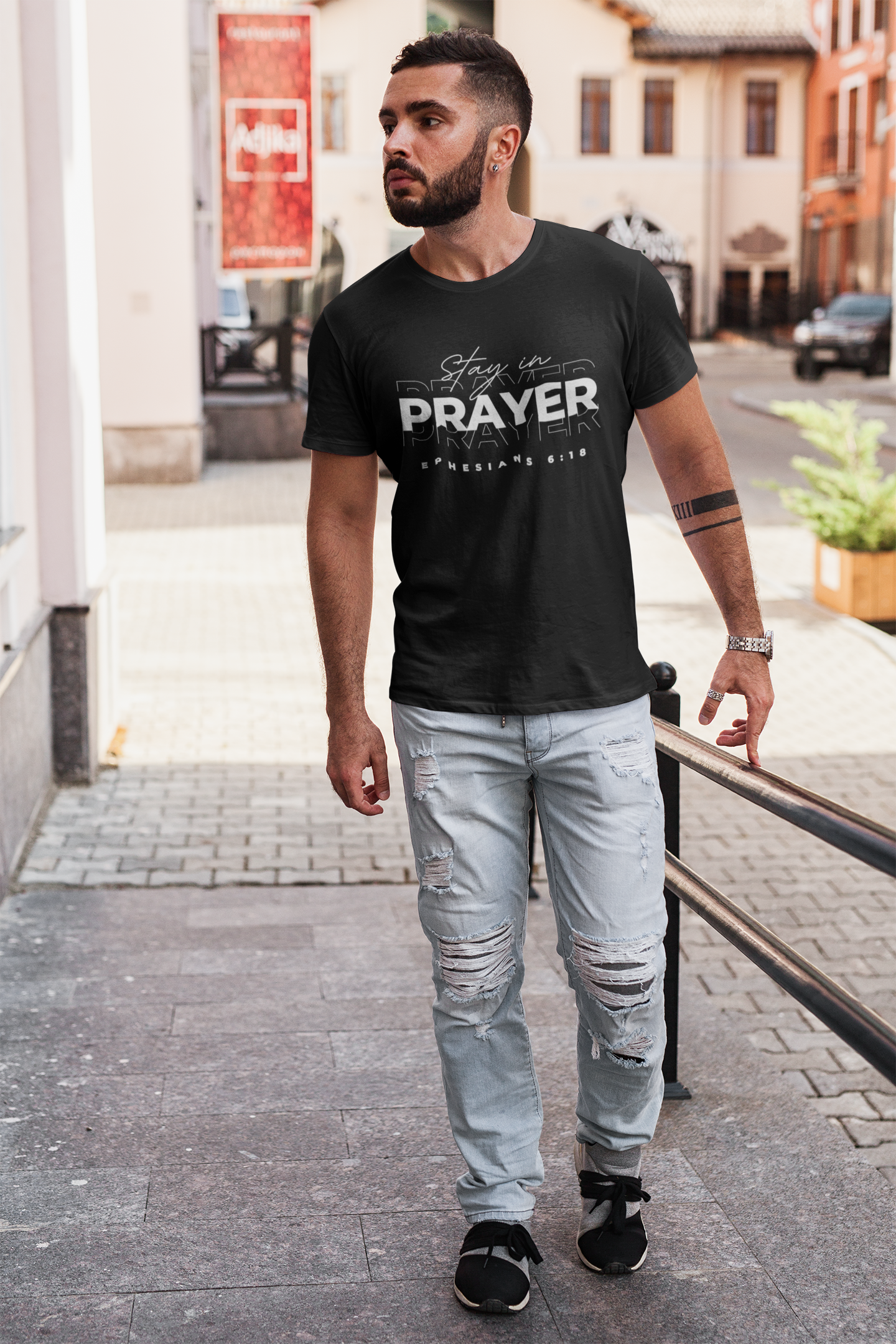Stay in Prayer Adult Unisex T-Shirt