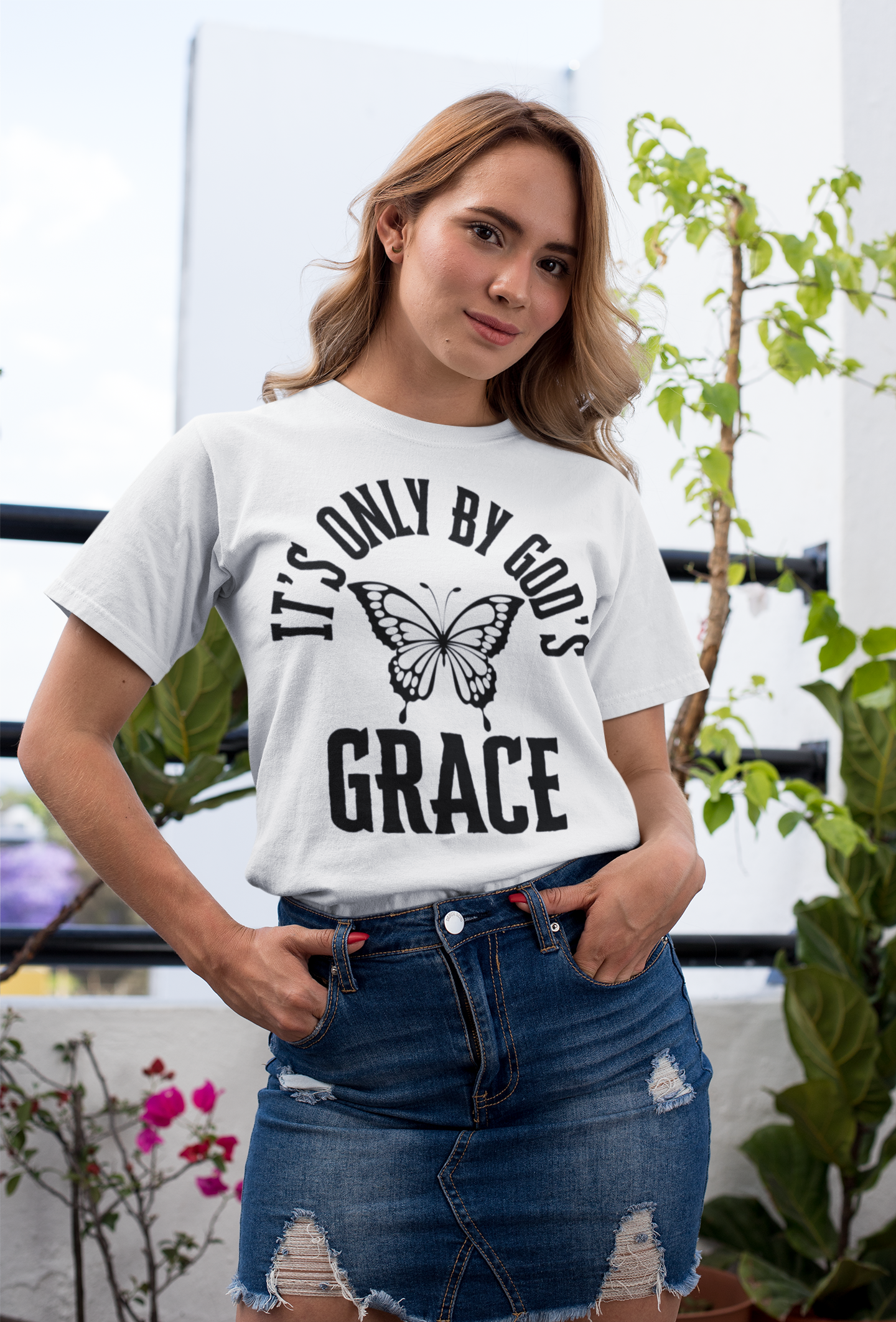 Only By God's Grace Women's T-Shirt
