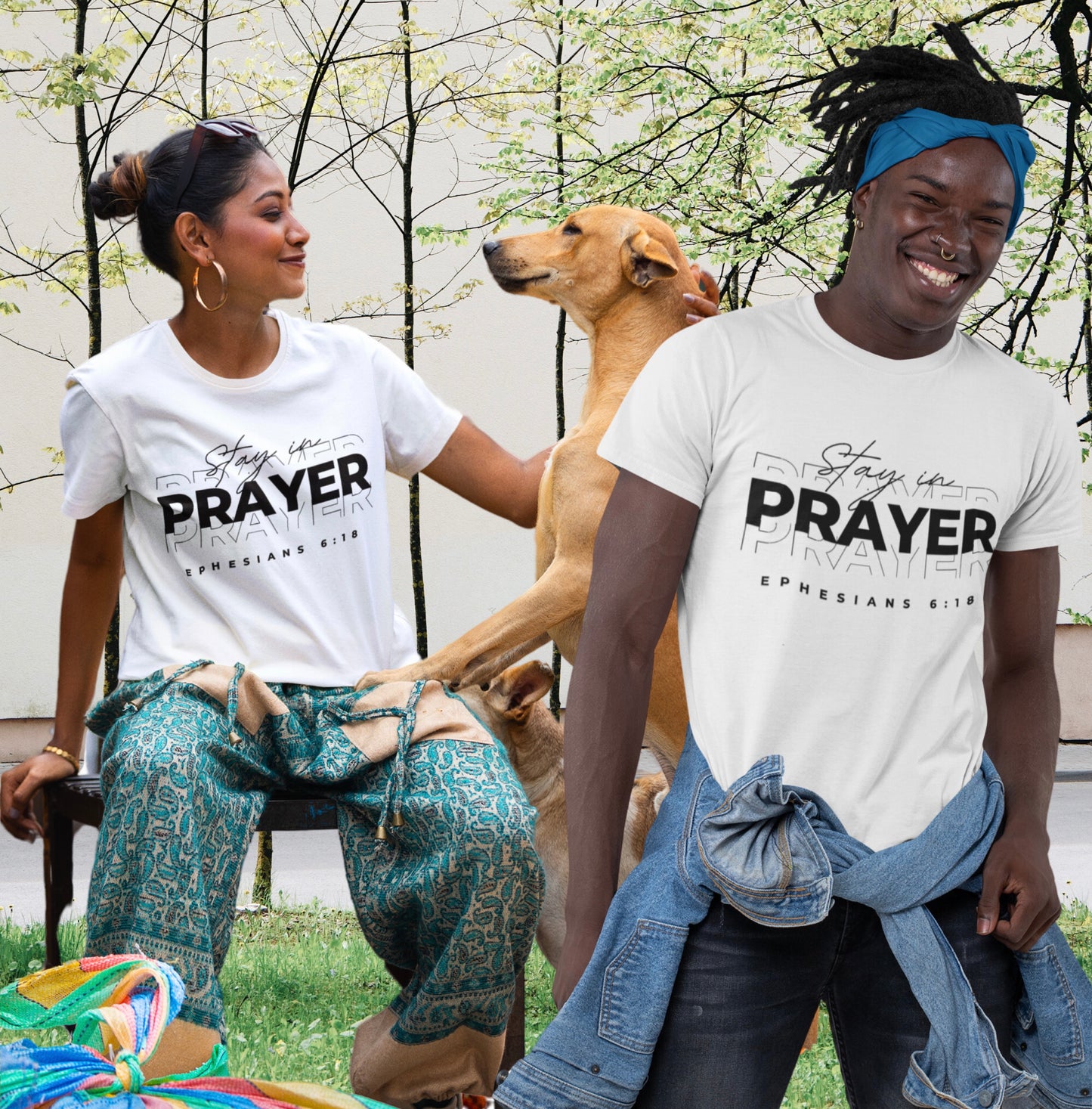 Stay in Prayer Adult Unisex T-Shirt