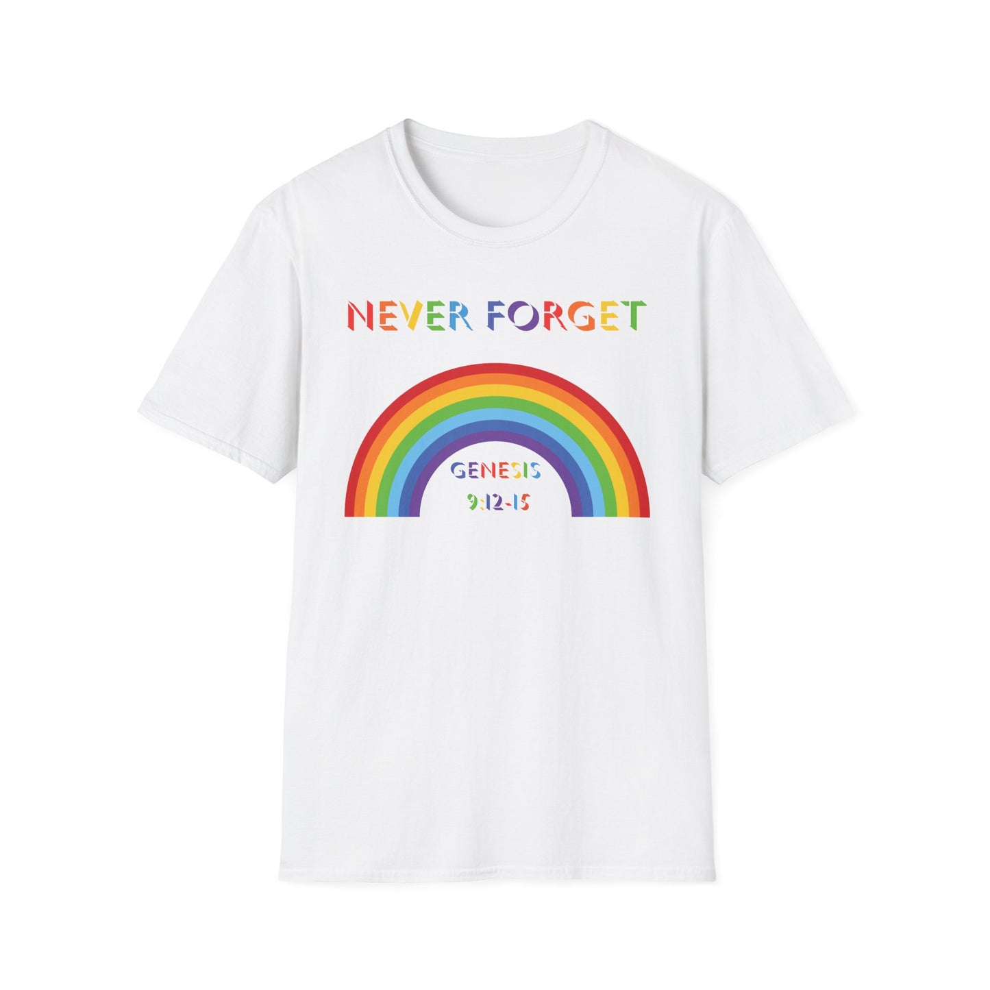 Never Forget Rainbow T-Shirt - Adult Unisex