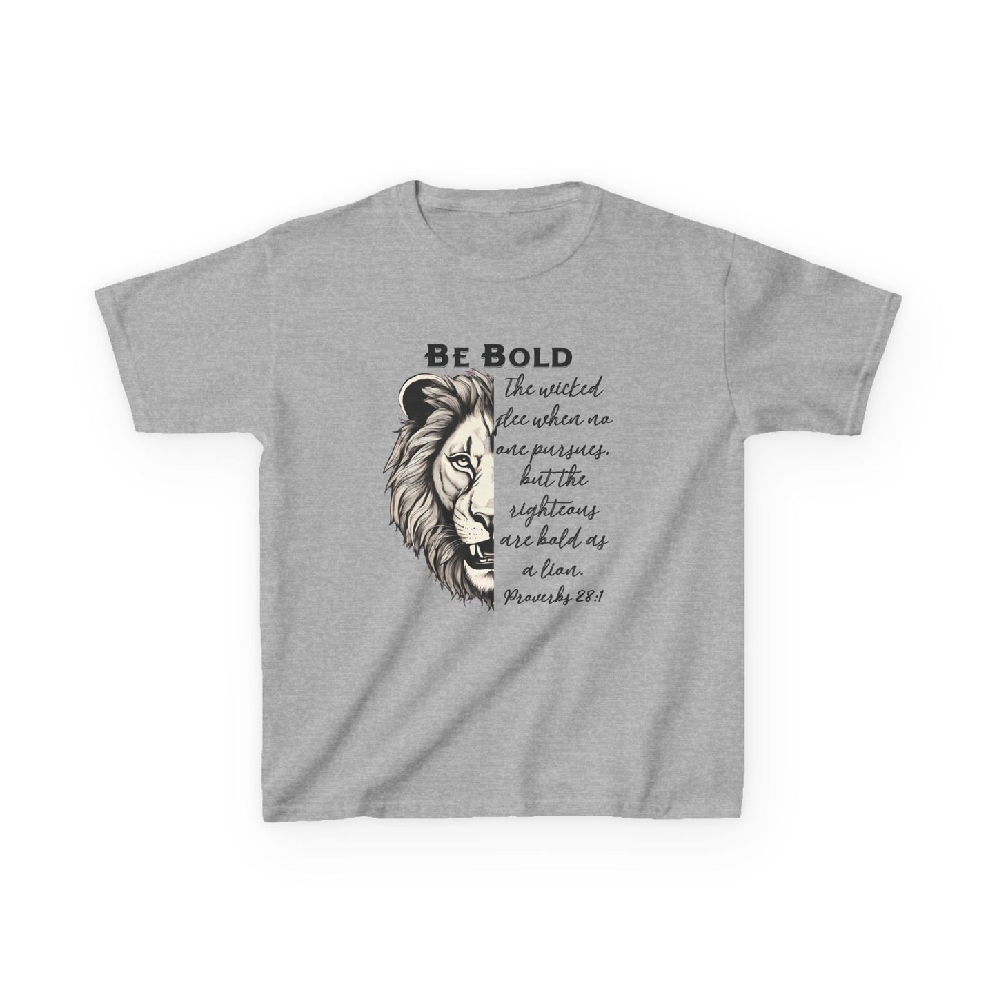 Be Bold Lion - Kids Heavy Cotton