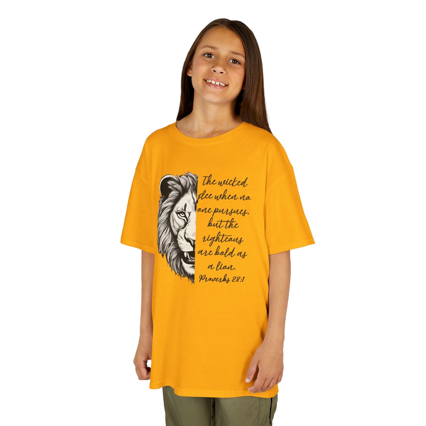 Bold Lion - Kids Heavy Cotton