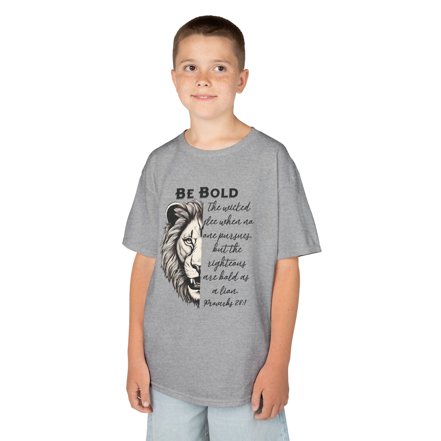 Be Bold Lion - Kids Heavy Cotton