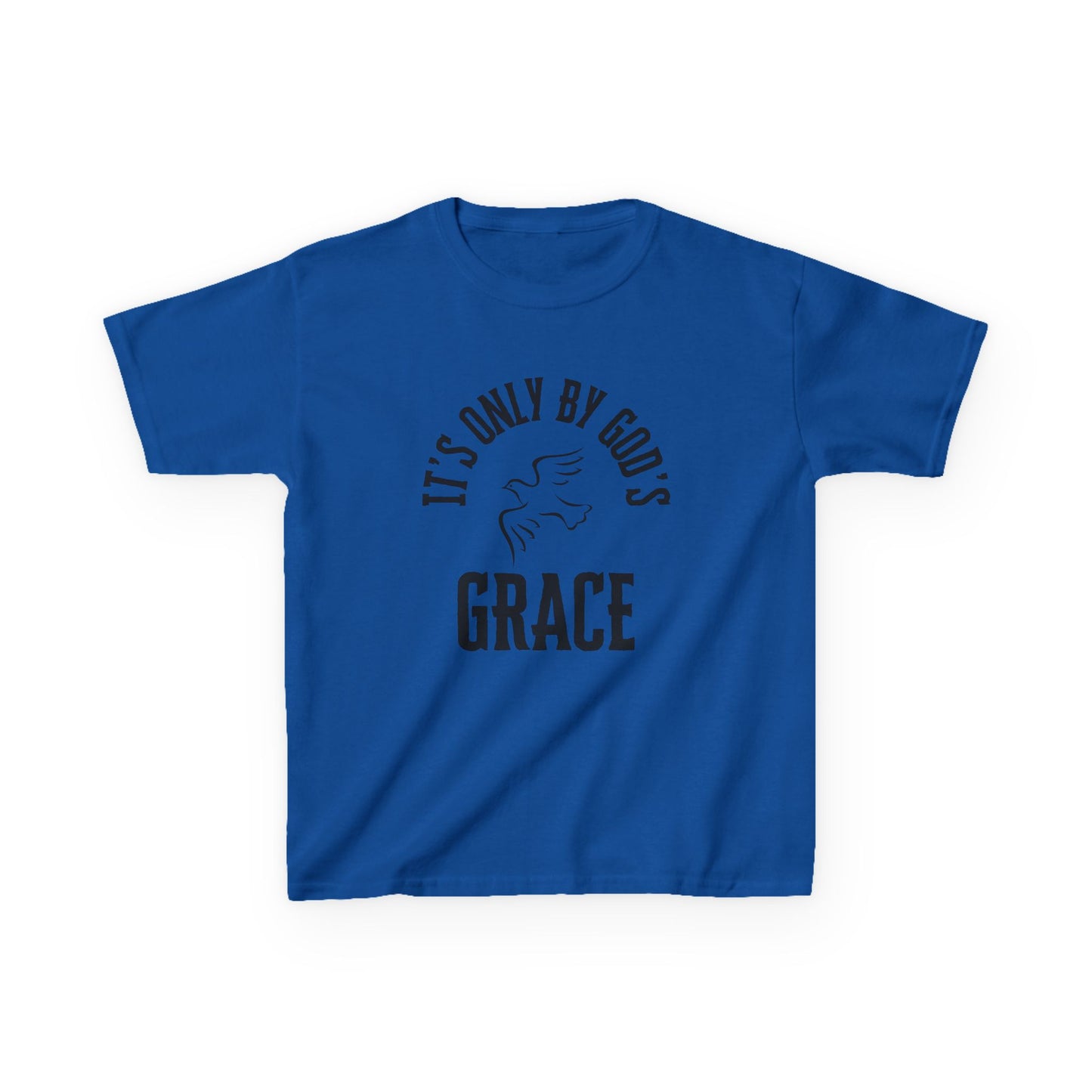 By God's Grace - Kids Heavy Cotton
