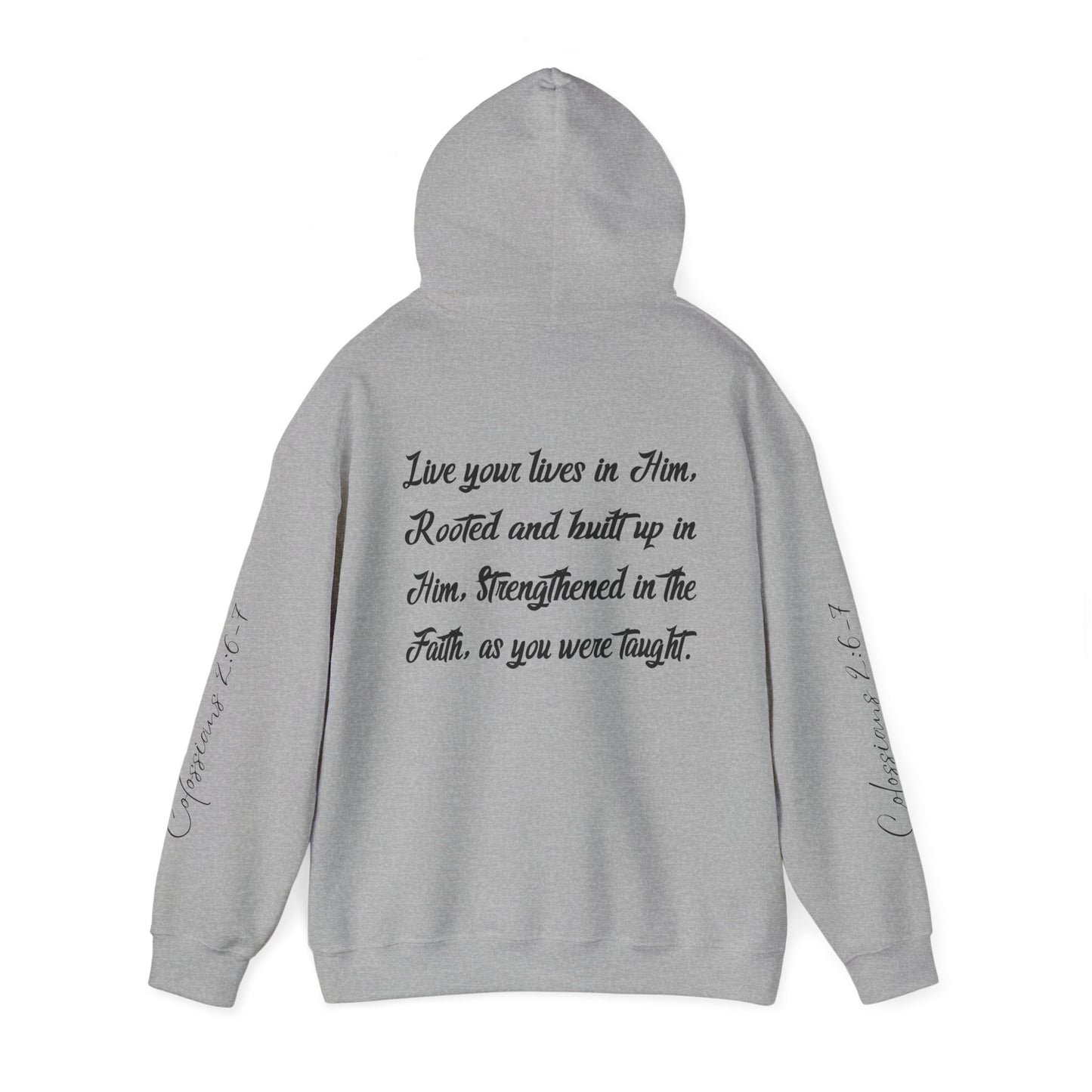 Rooted in Christ - Adult Unisex Hooded Sweatshirt
