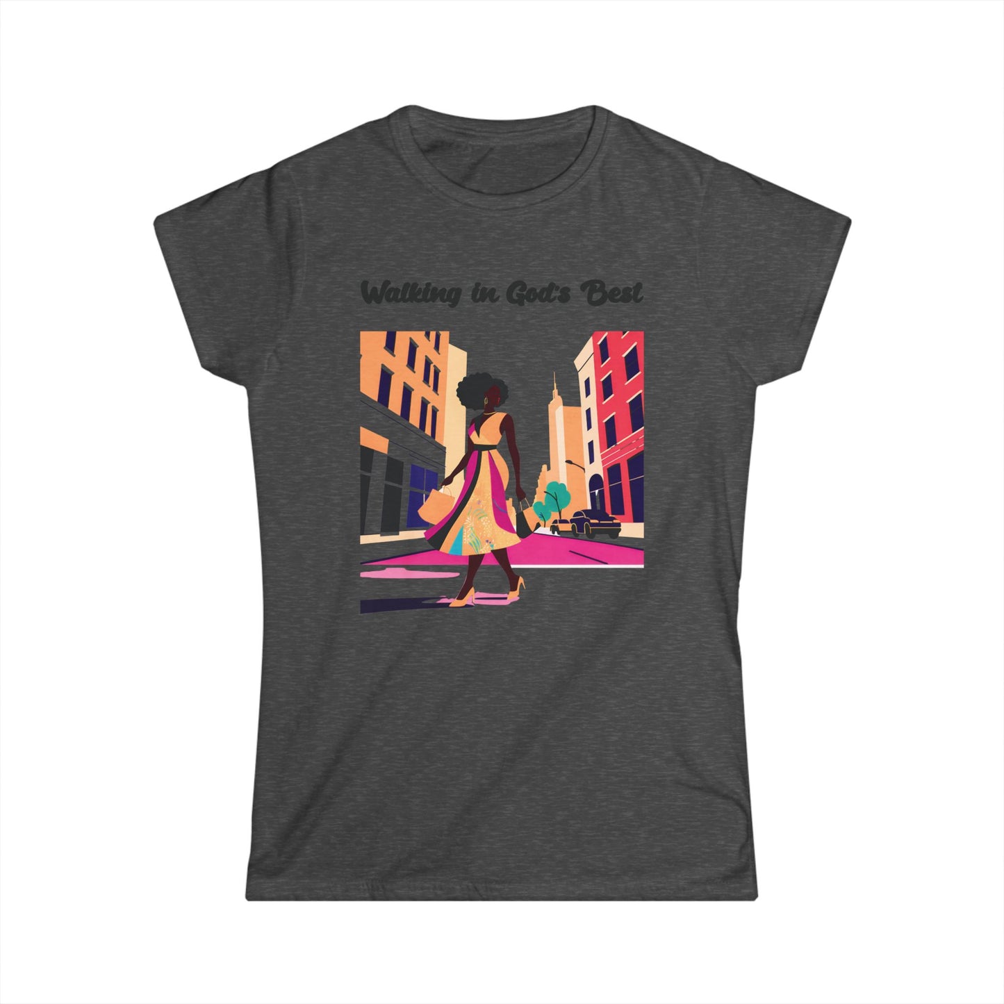 Walking in God's Best - Women's Softstyle Tee