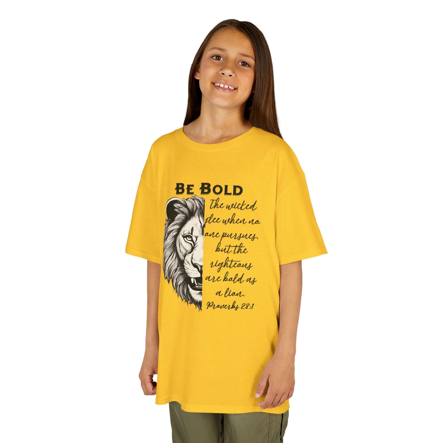 Be Bold Lion - Kids Heavy Cotton