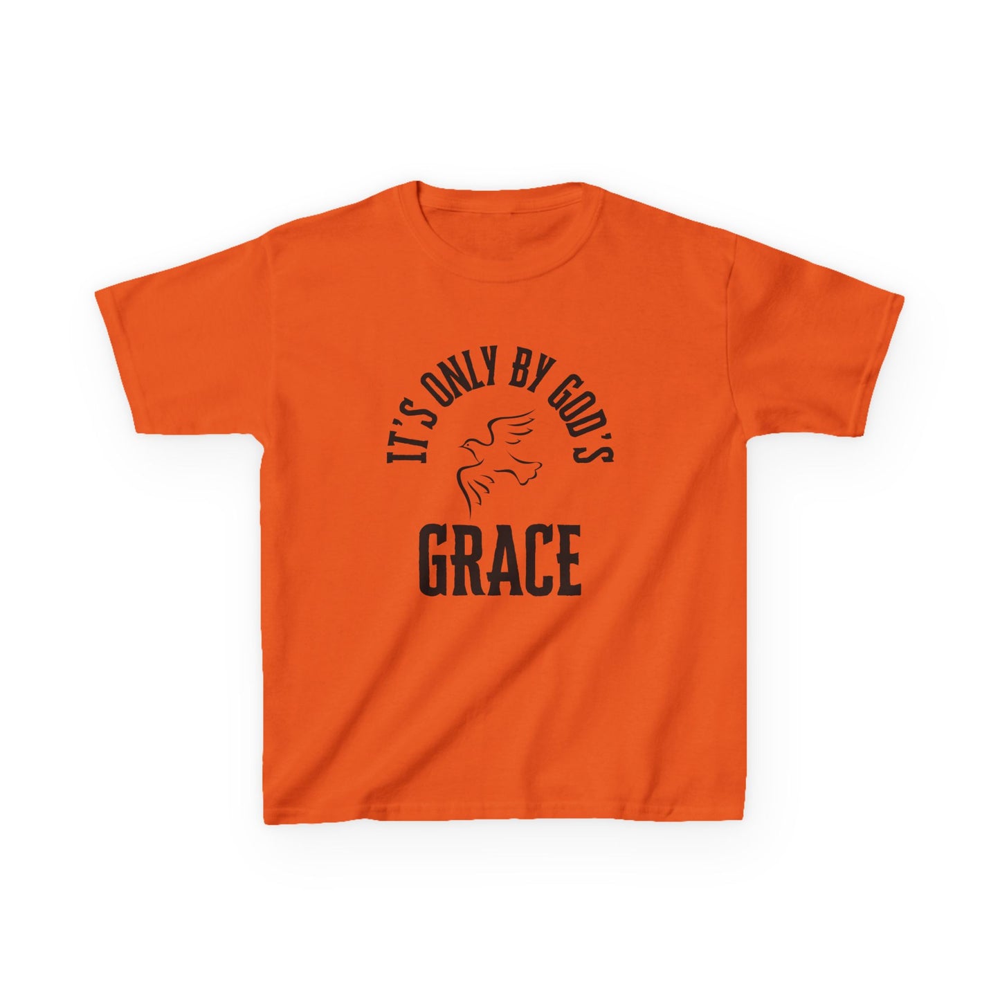 By God's Grace - Kids Heavy Cotton