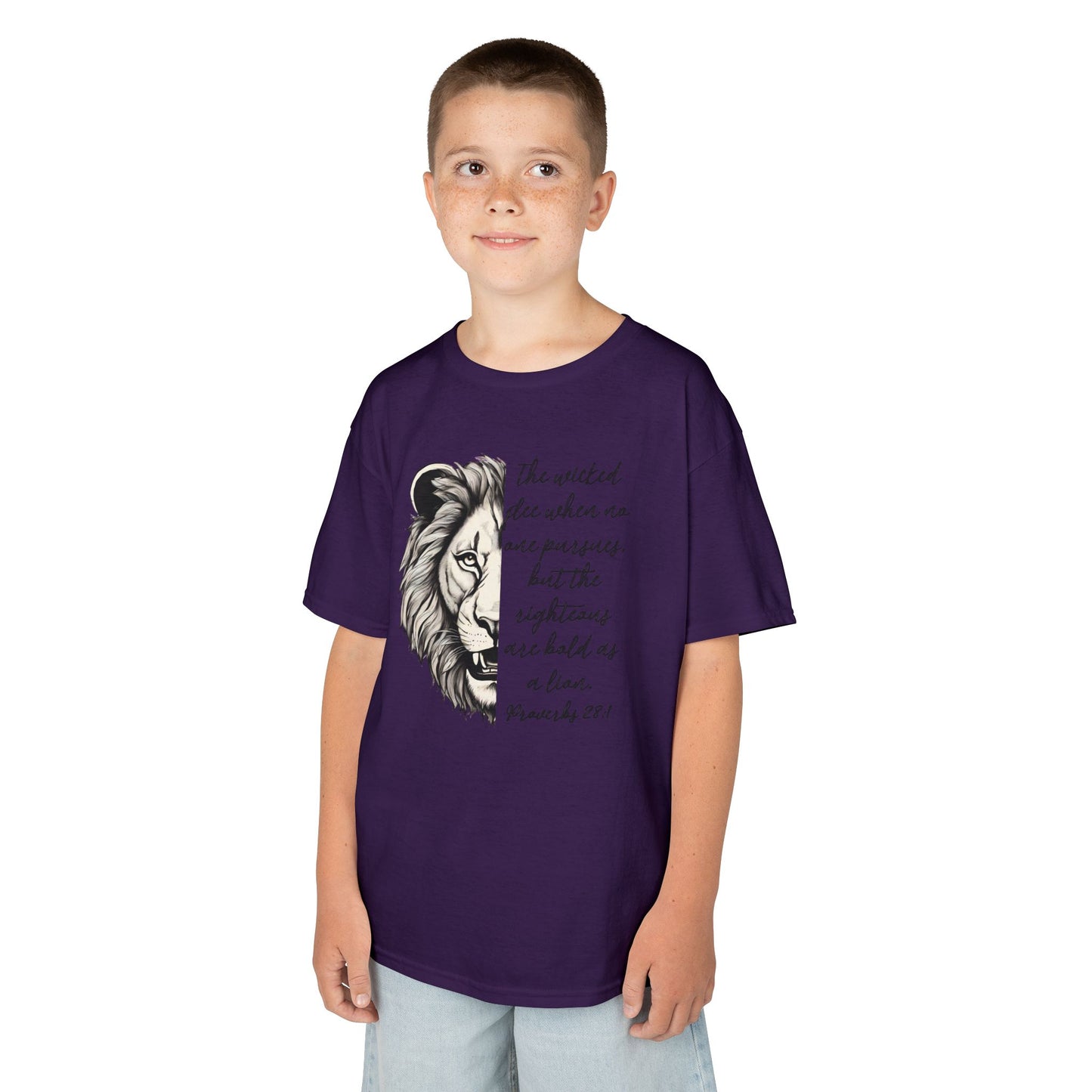 Bold Lion - Kids Heavy Cotton