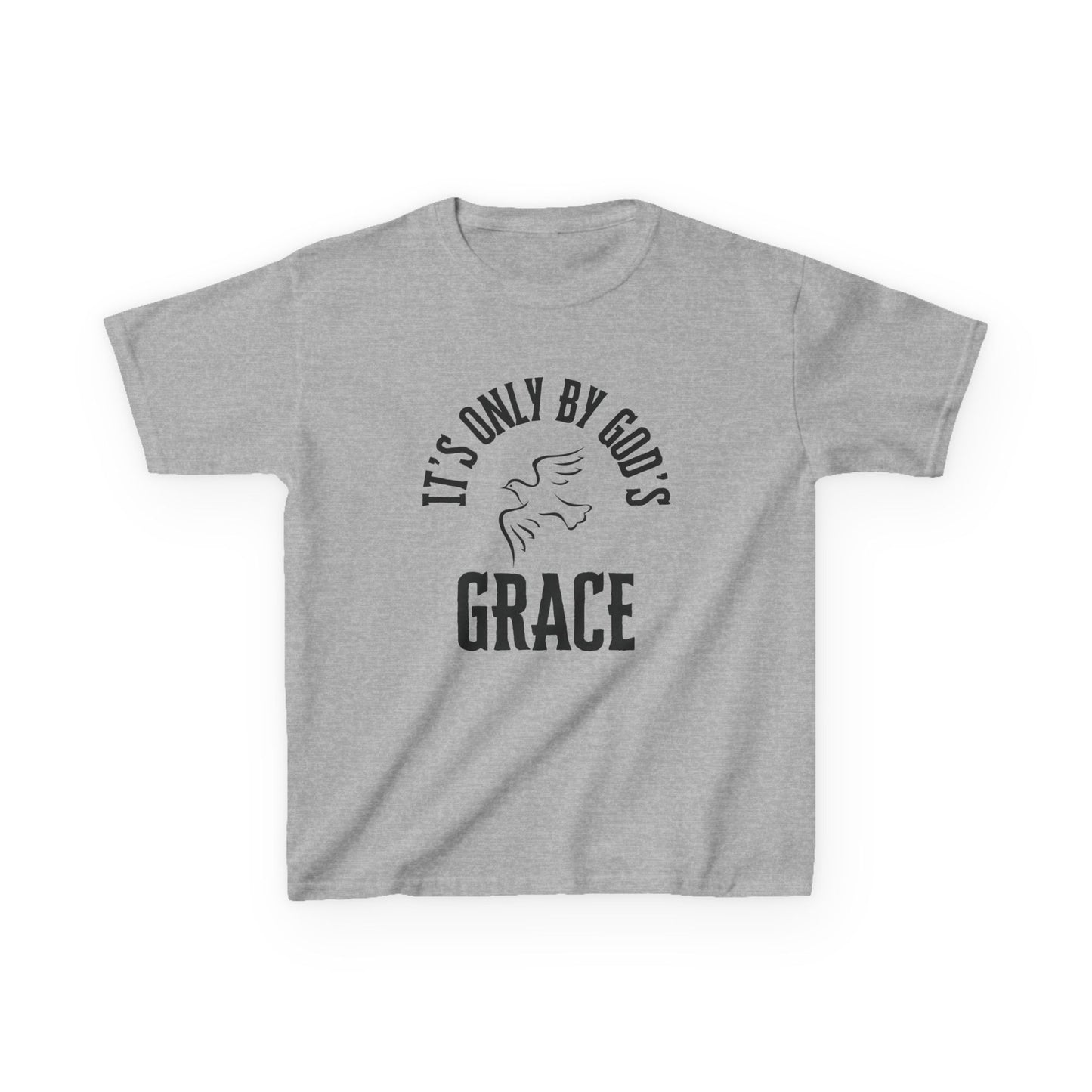 By God's Grace - Kids Heavy Cotton