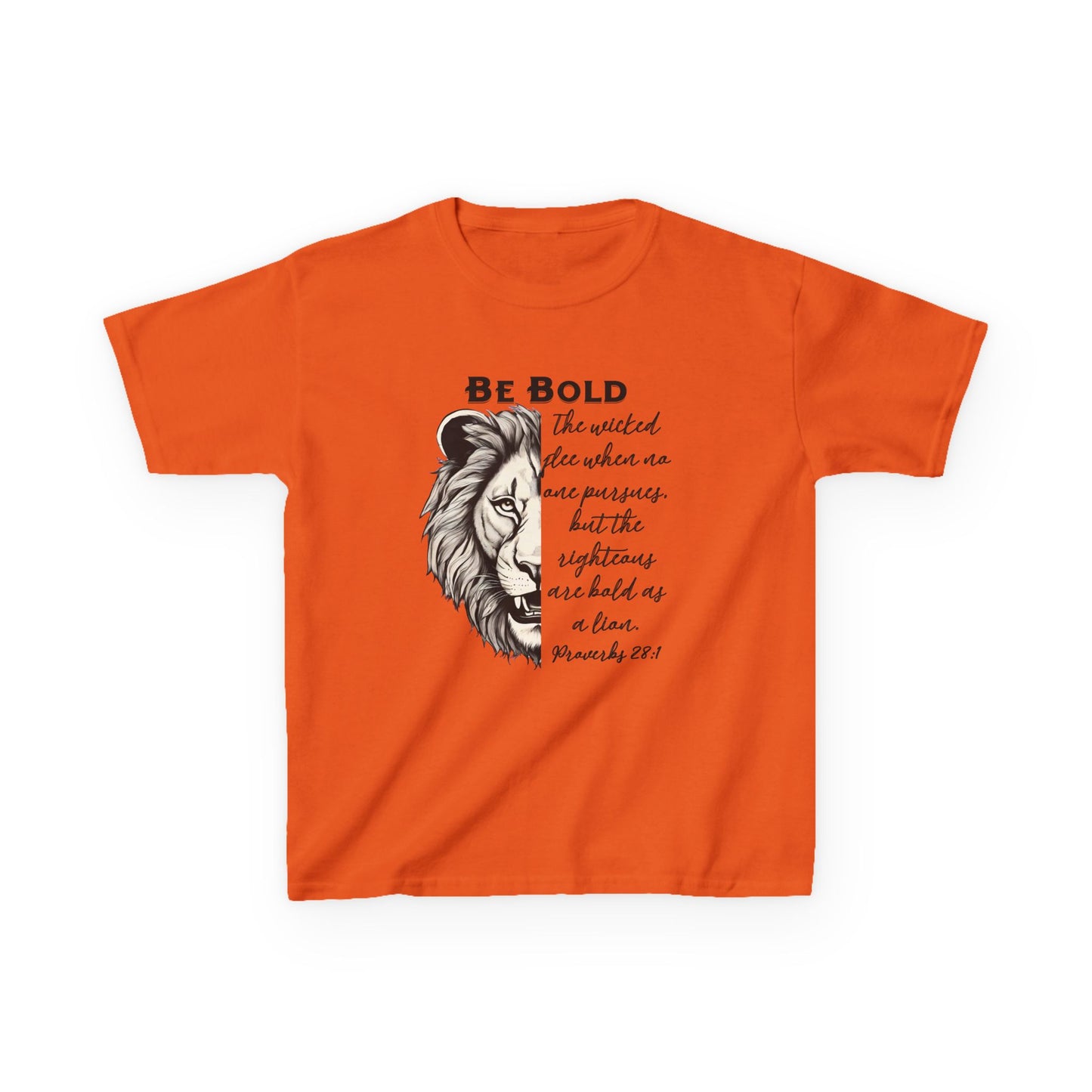 Be Bold Lion - Kids Heavy Cotton