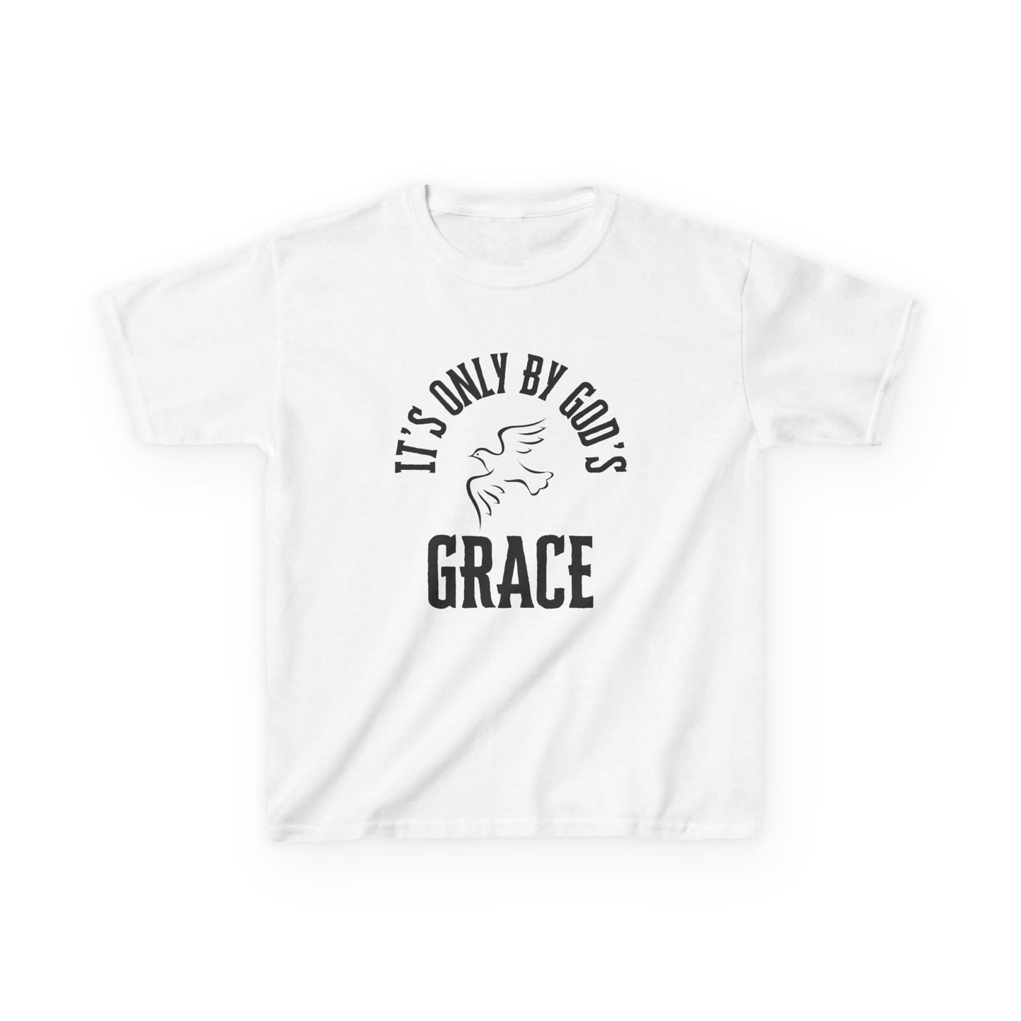By God's Grace - Kids Heavy Cotton