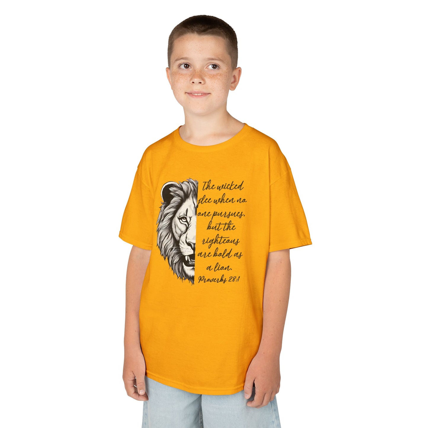 Bold Lion - Kids Heavy Cotton
