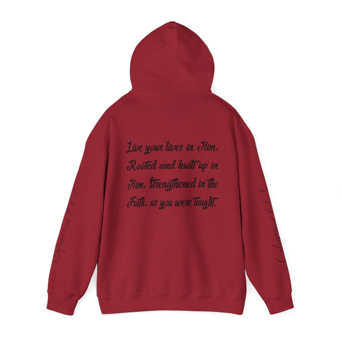 Rooted in Christ - Adult Unisex Hooded Sweatshirt