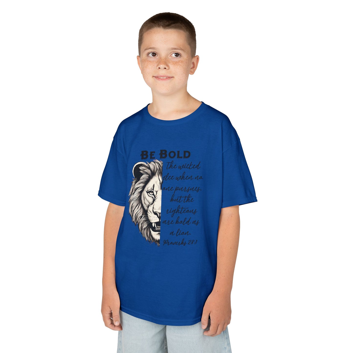 Be Bold Lion - Kids Heavy Cotton