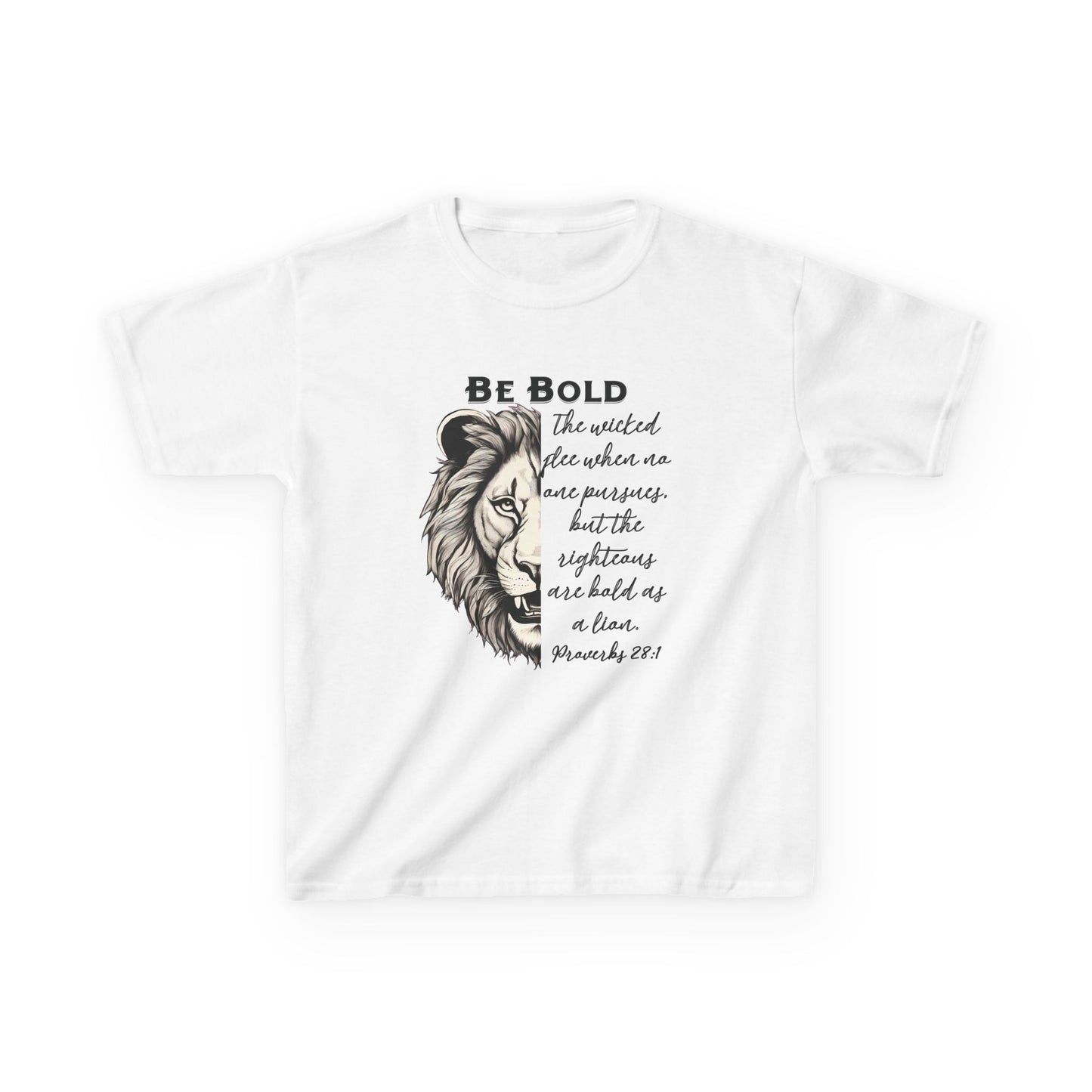 Be Bold Lion - Kids Heavy Cotton