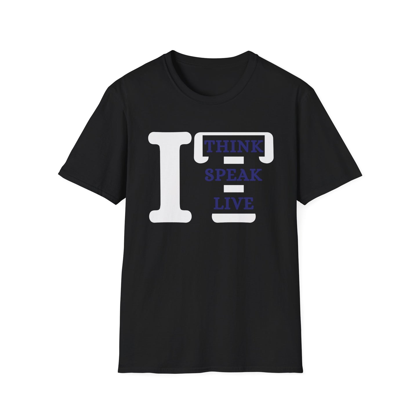 Think it, Speak it, Live it (Blue) Adult Unisex T-Shirt