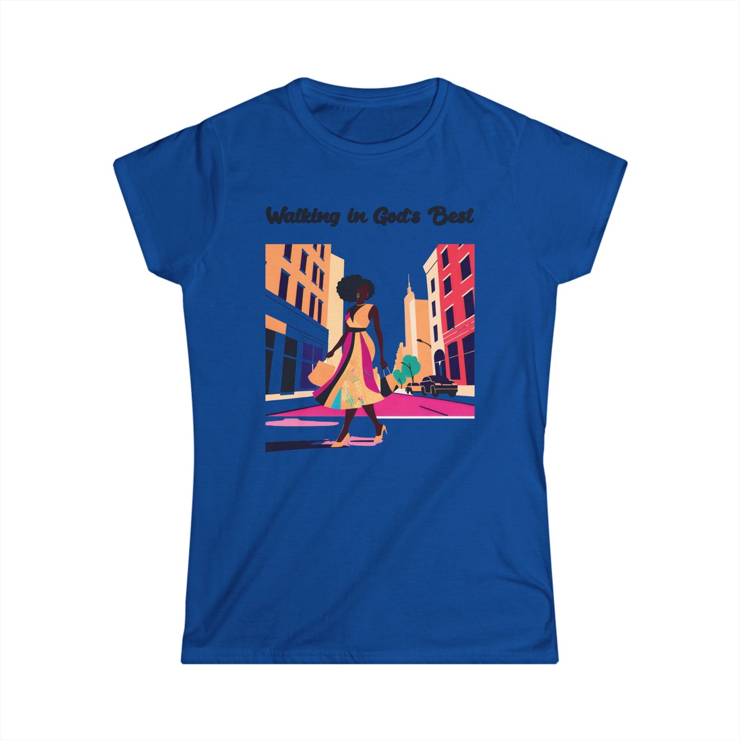 Walking in God's Best - Women's Softstyle Tee