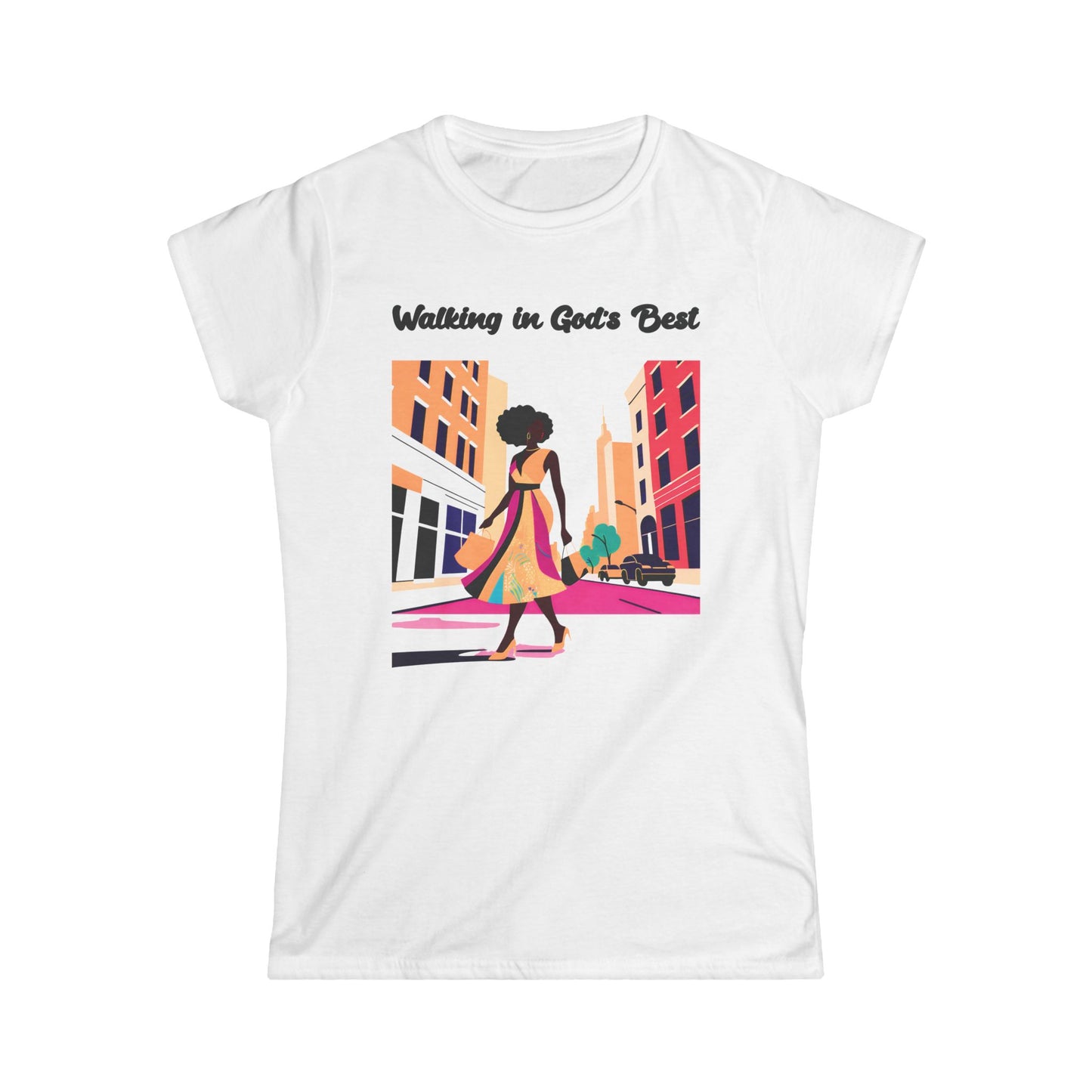 Walking in God's Best - Women's Softstyle Tee