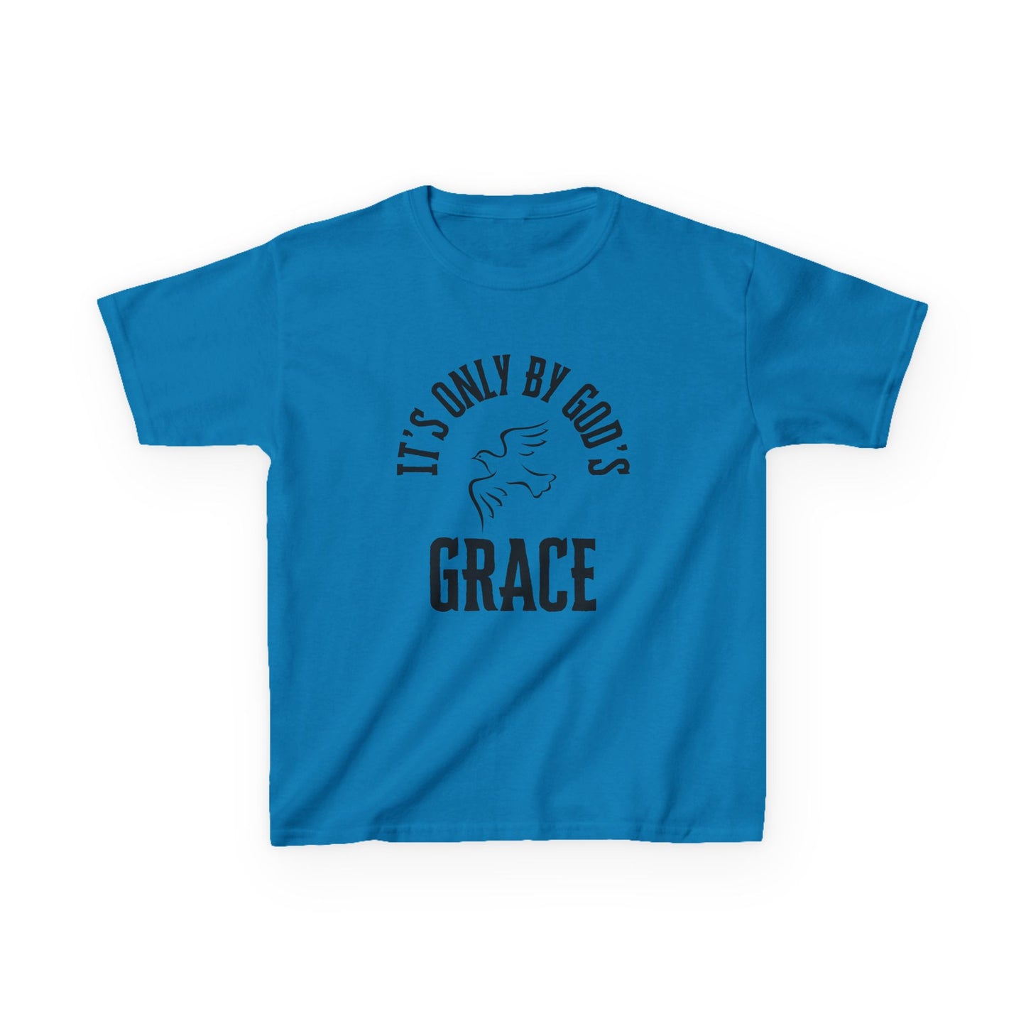 By God's Grace - Kids Heavy Cotton