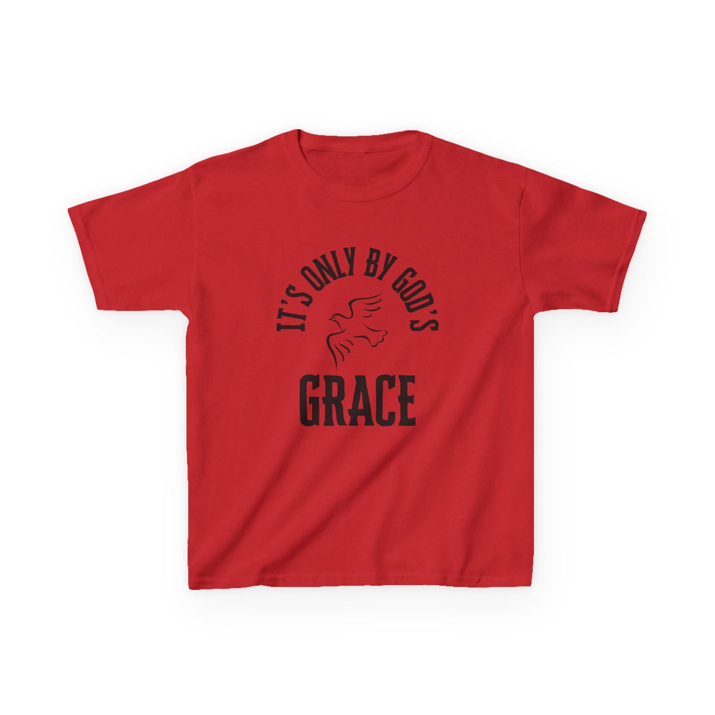 By God's Grace - Kids Heavy Cotton