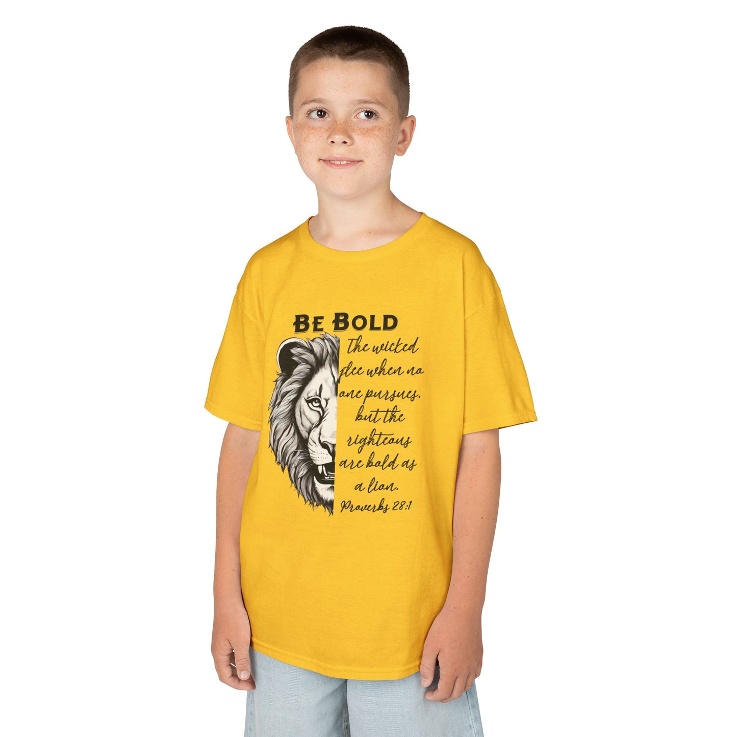 Be Bold Lion - Kids Heavy Cotton